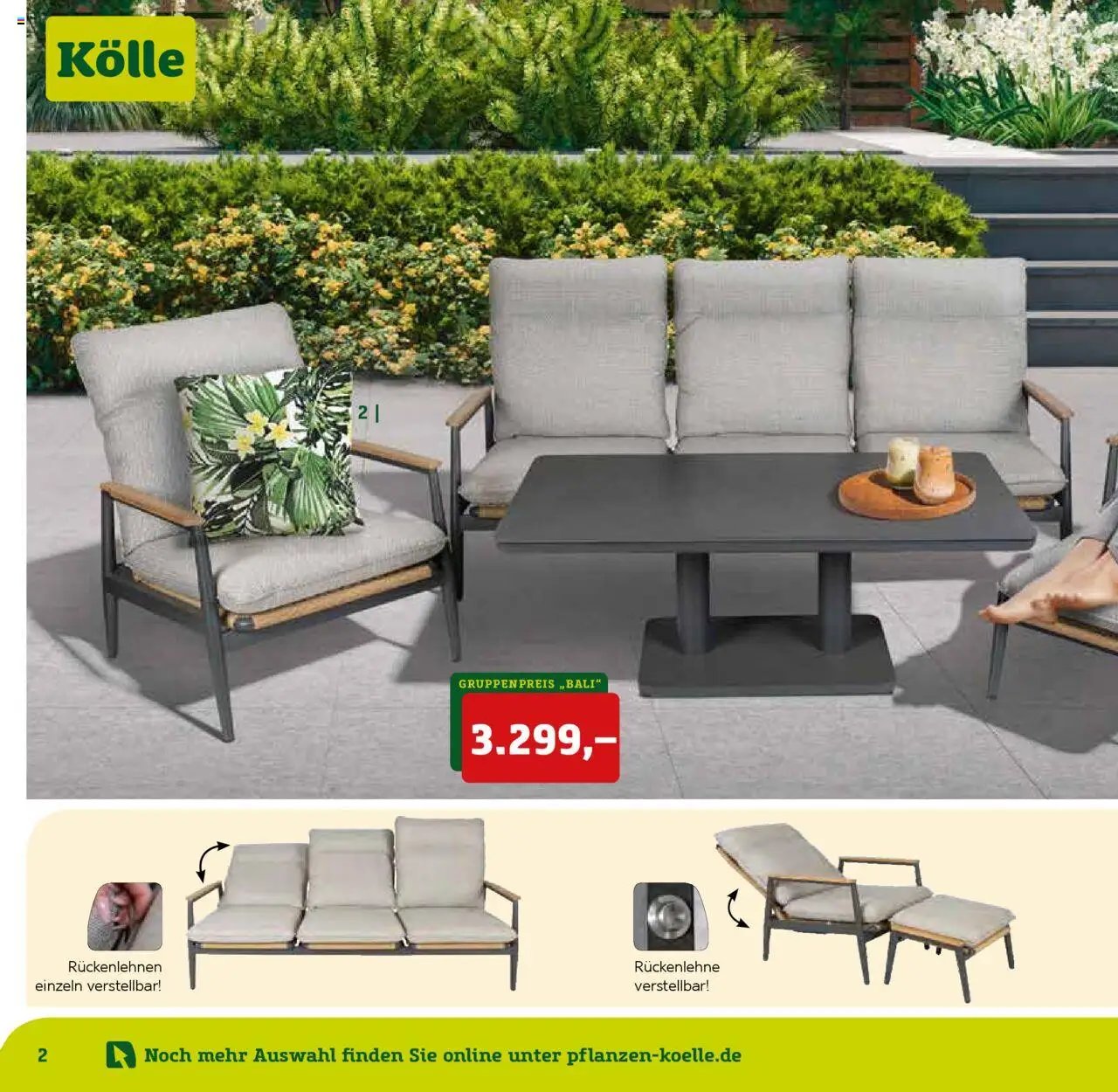 Pflanzen-Kölle Gartenmöbel Katalog 2025