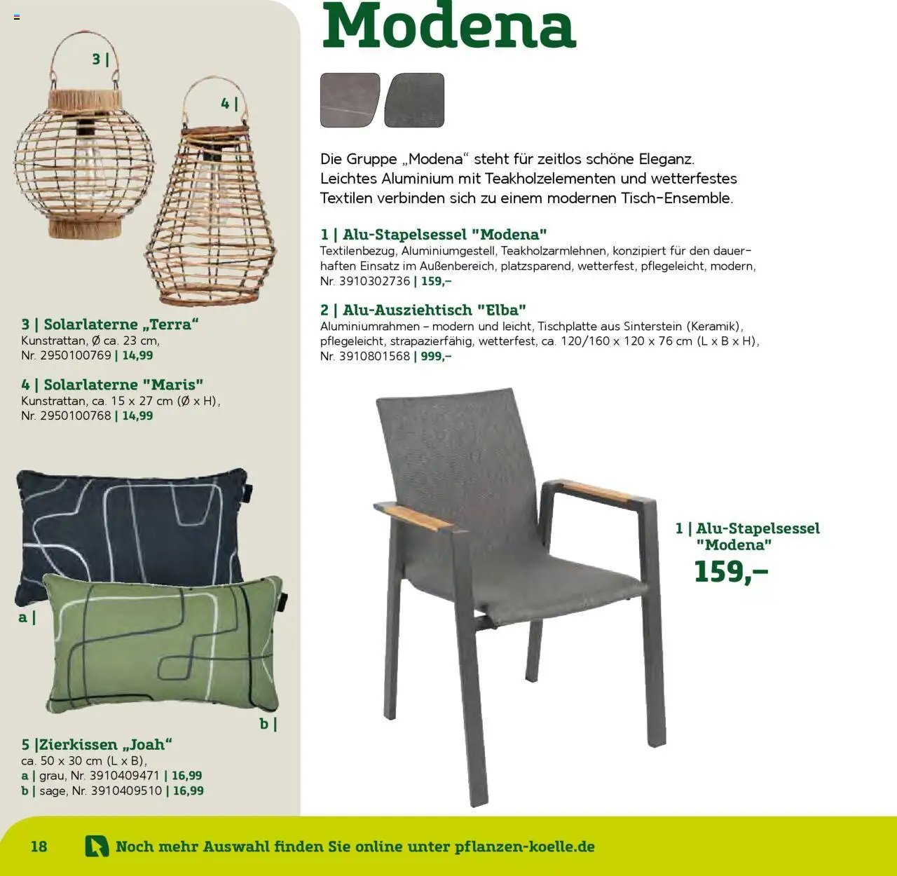 Pflanzen-Kölle Gartenmöbel Katalog 2025 (2025-01-22 - 2025-12-31)