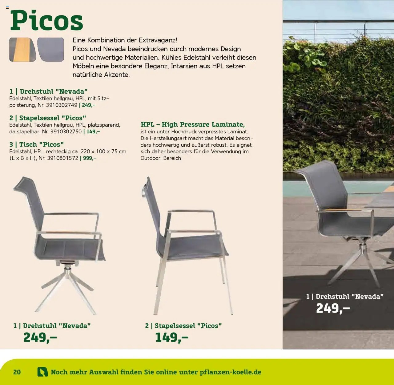 Pflanzen-Kölle Gartenmöbel Katalog 2025 (2025-01-22 - 2025-12-31)