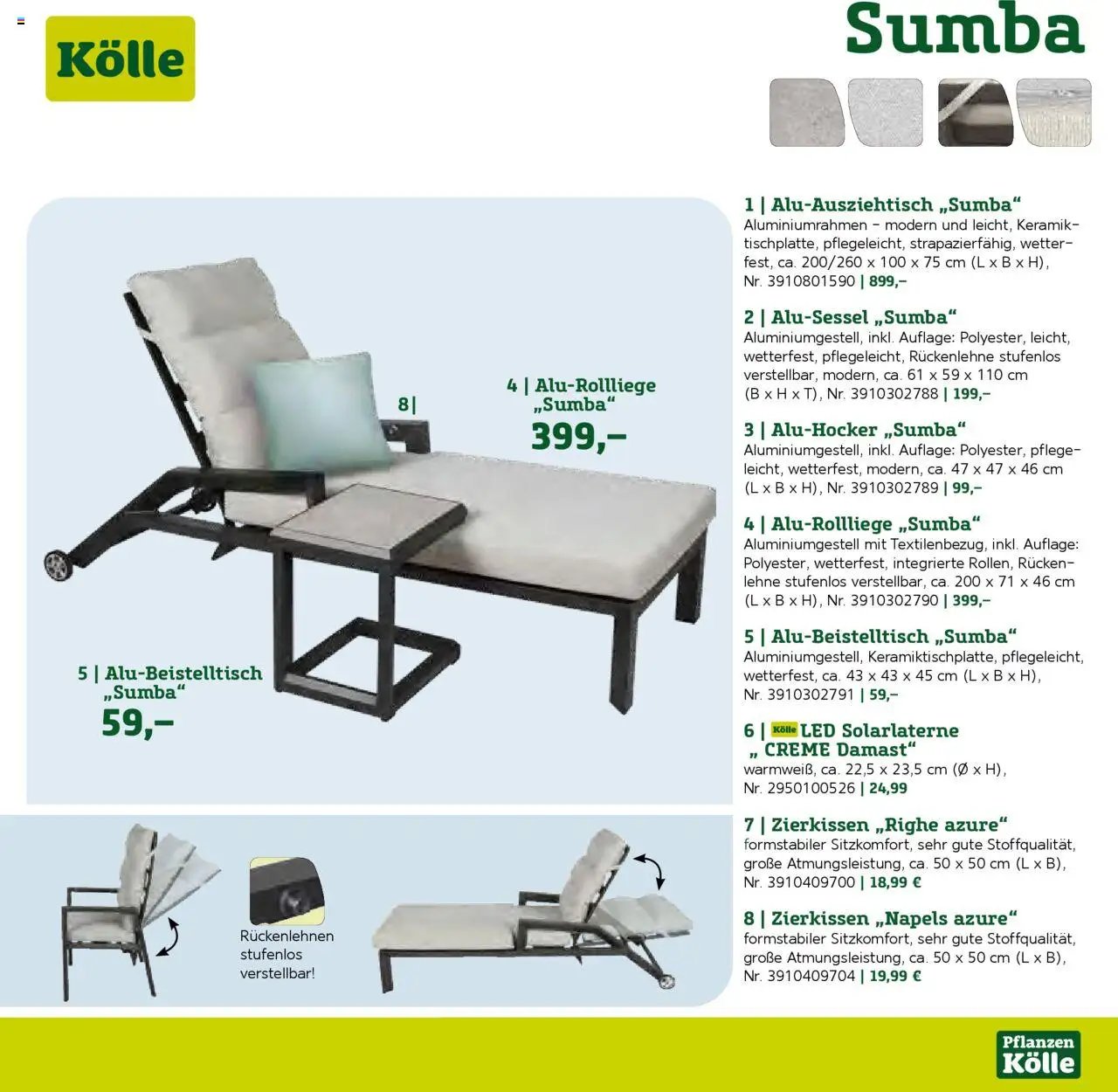 Pflanzen-Kölle Gartenmöbel Katalog 2025 (2025-01-22 - 2025-12-31)