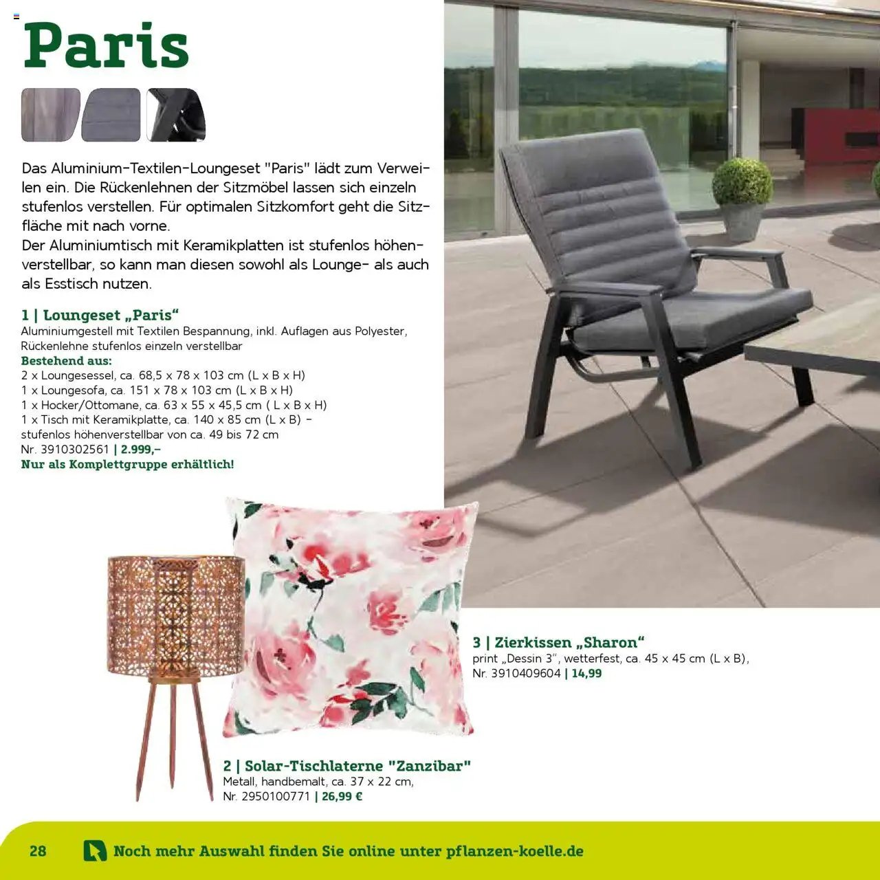Pflanzen-Kölle Gartenmöbel Katalog 2025 (2025-01-22 - 2025-12-31)