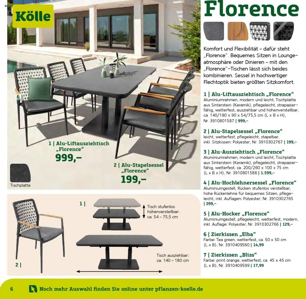 Pflanzen-Kölle Gartenmöbel Katalog 2025 (2025-01-22 - 2025-12-31)