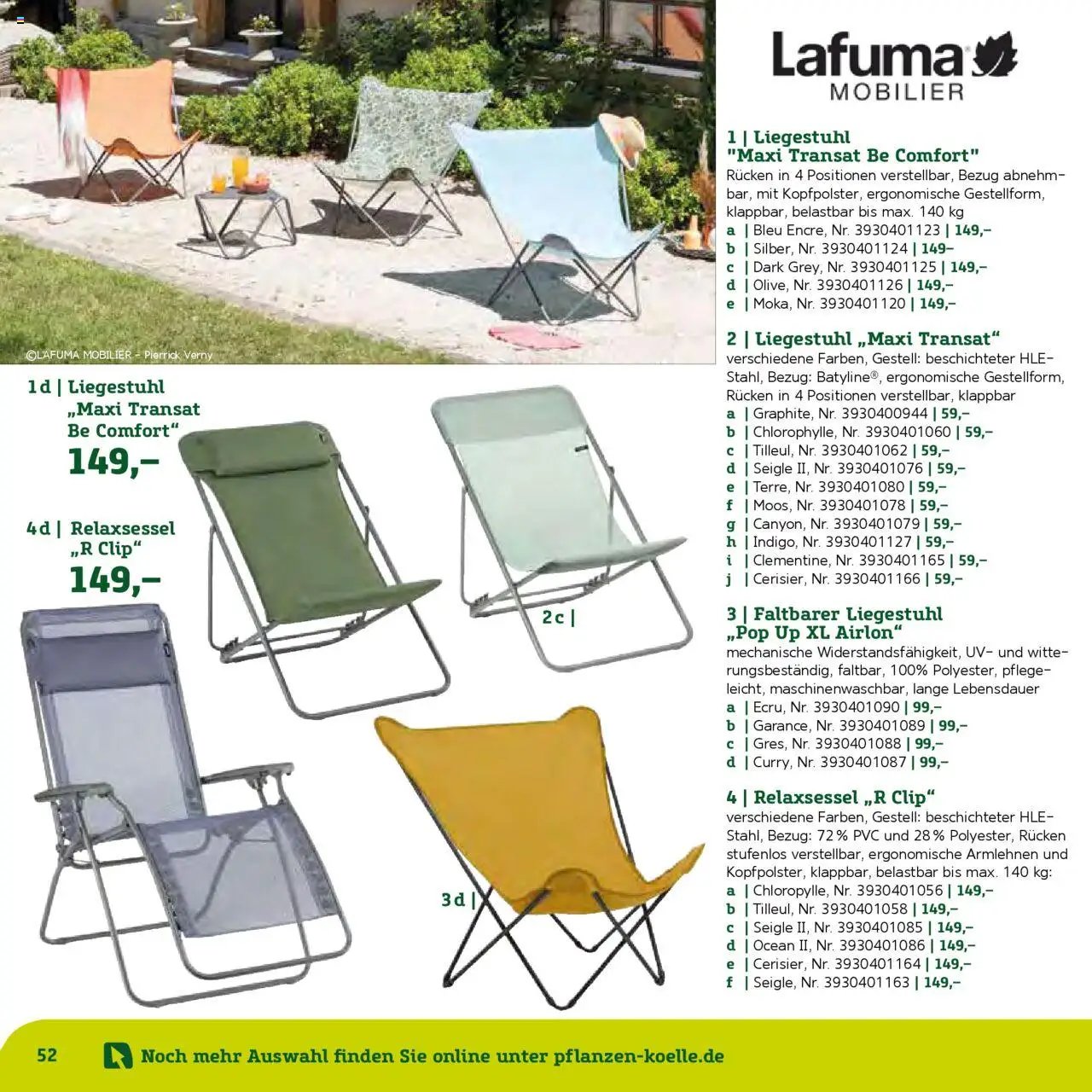 Pflanzen-Kölle Gartenmöbel Katalog 2025 (2025-01-22 - 2025-12-31)