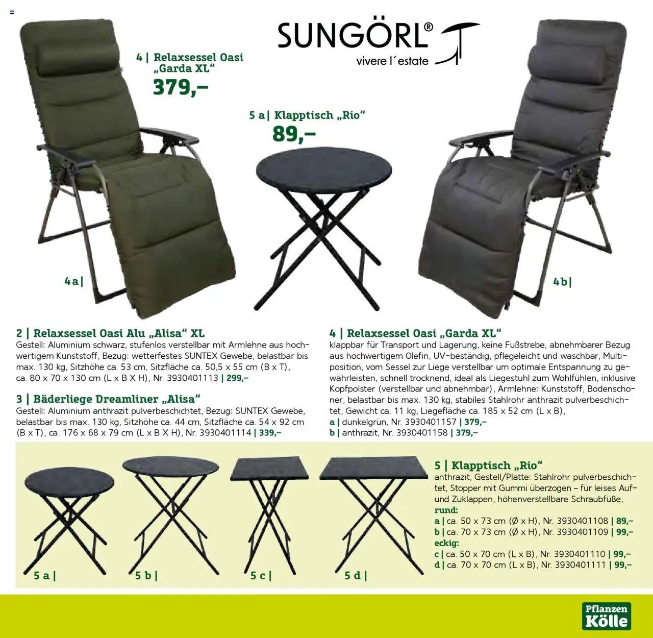 Pflanzen-Kölle Gartenmöbel Katalog 2025 (2025-01-22 - 2025-12-31)