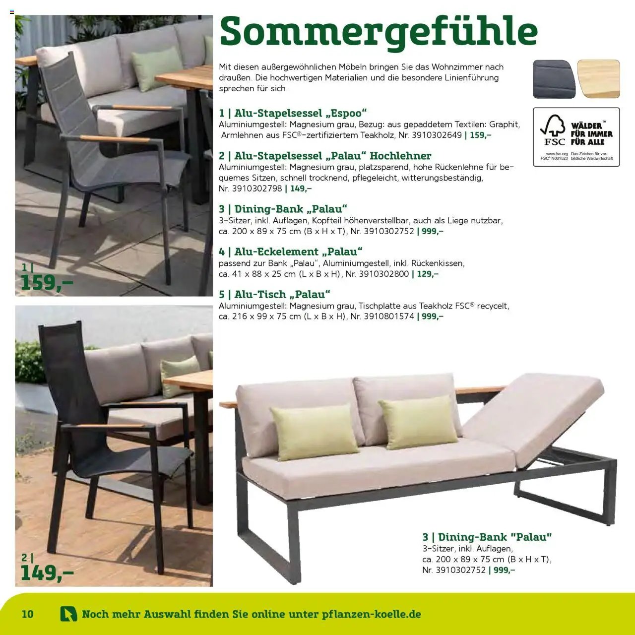 Pflanzen-Kölle Gartenmöbel Katalog 2025 (2025-01-22 - 2025-12-31)
