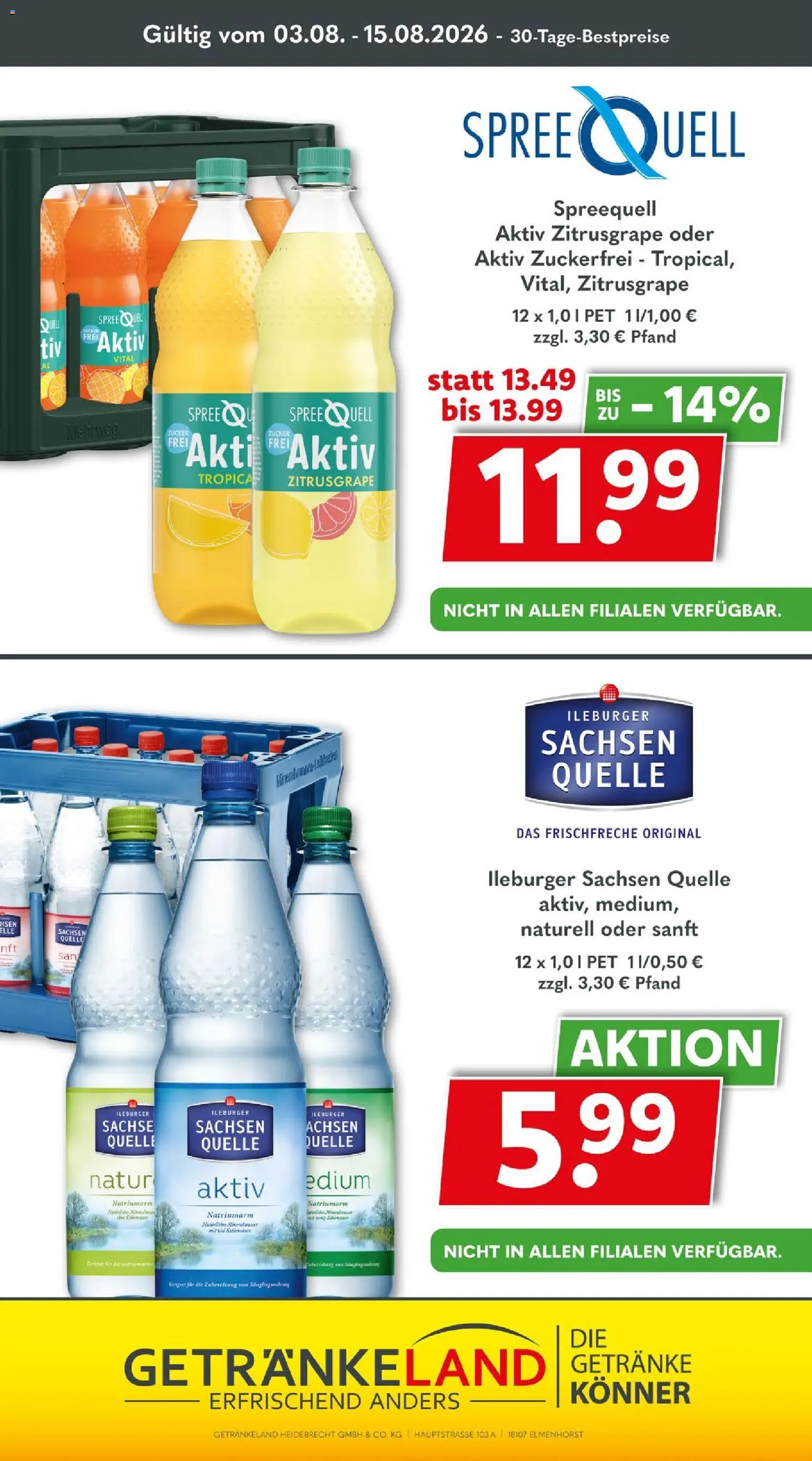 Getränkeland Prospekt