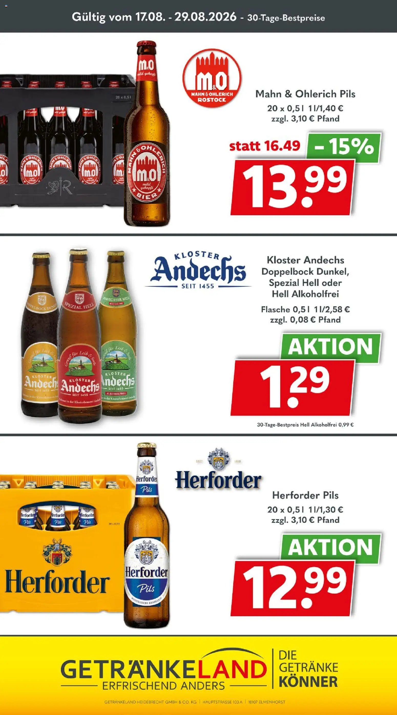 Getränkeland Prospekt
