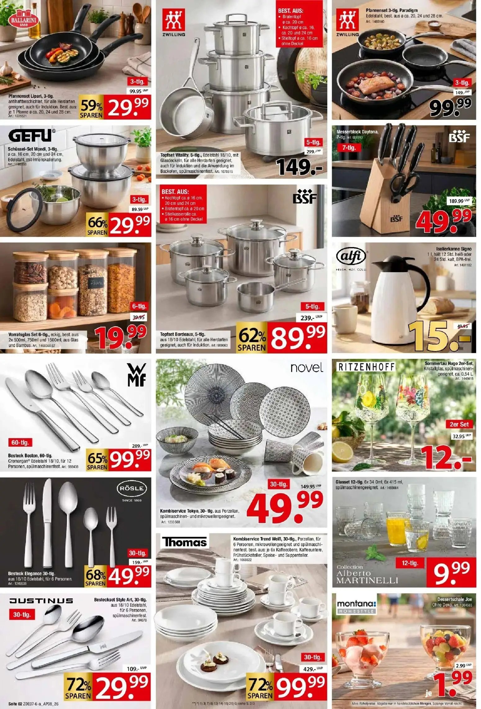 Zurbrüggen Spar-Wochen