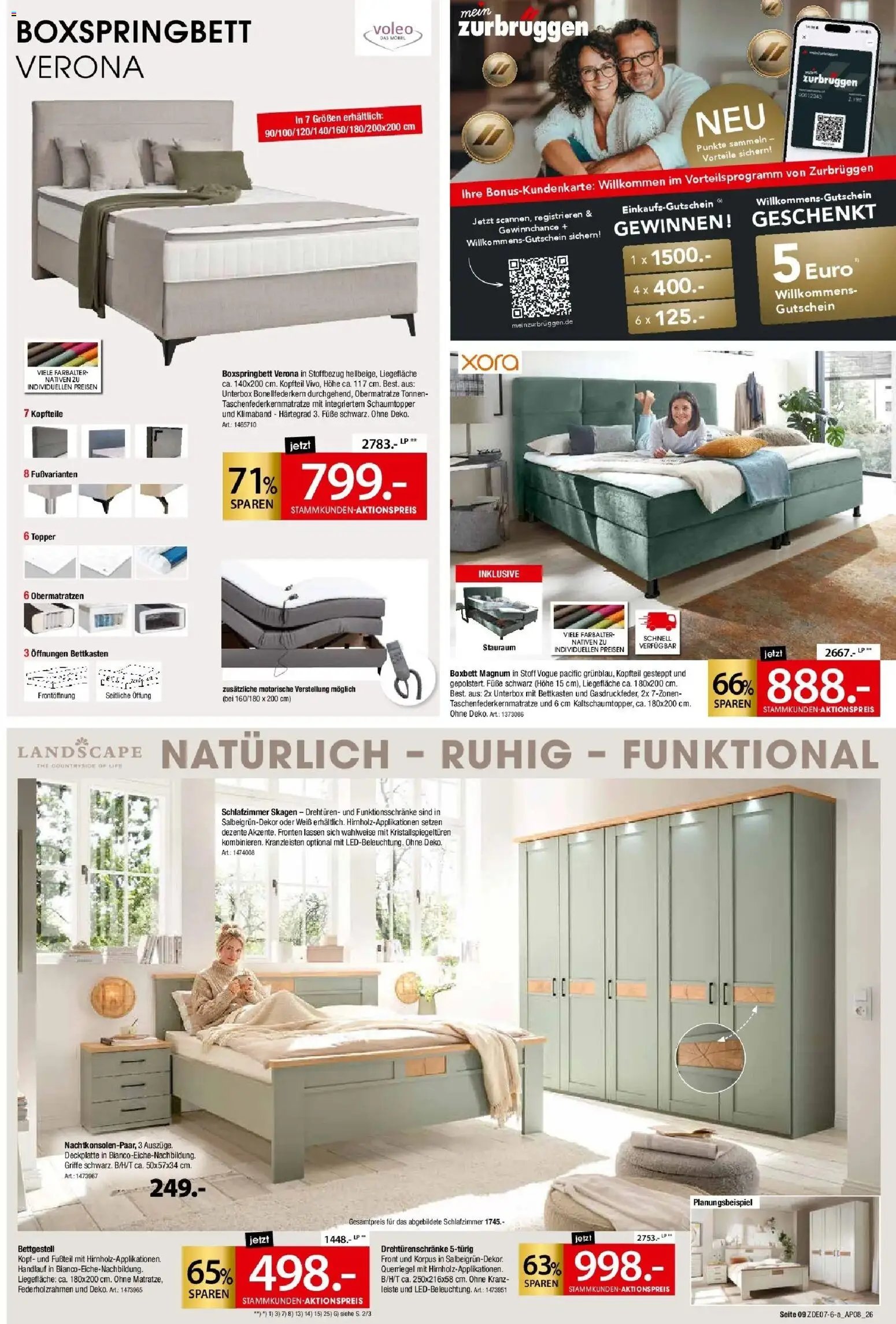 Zurbrüggen Spar-Wochen