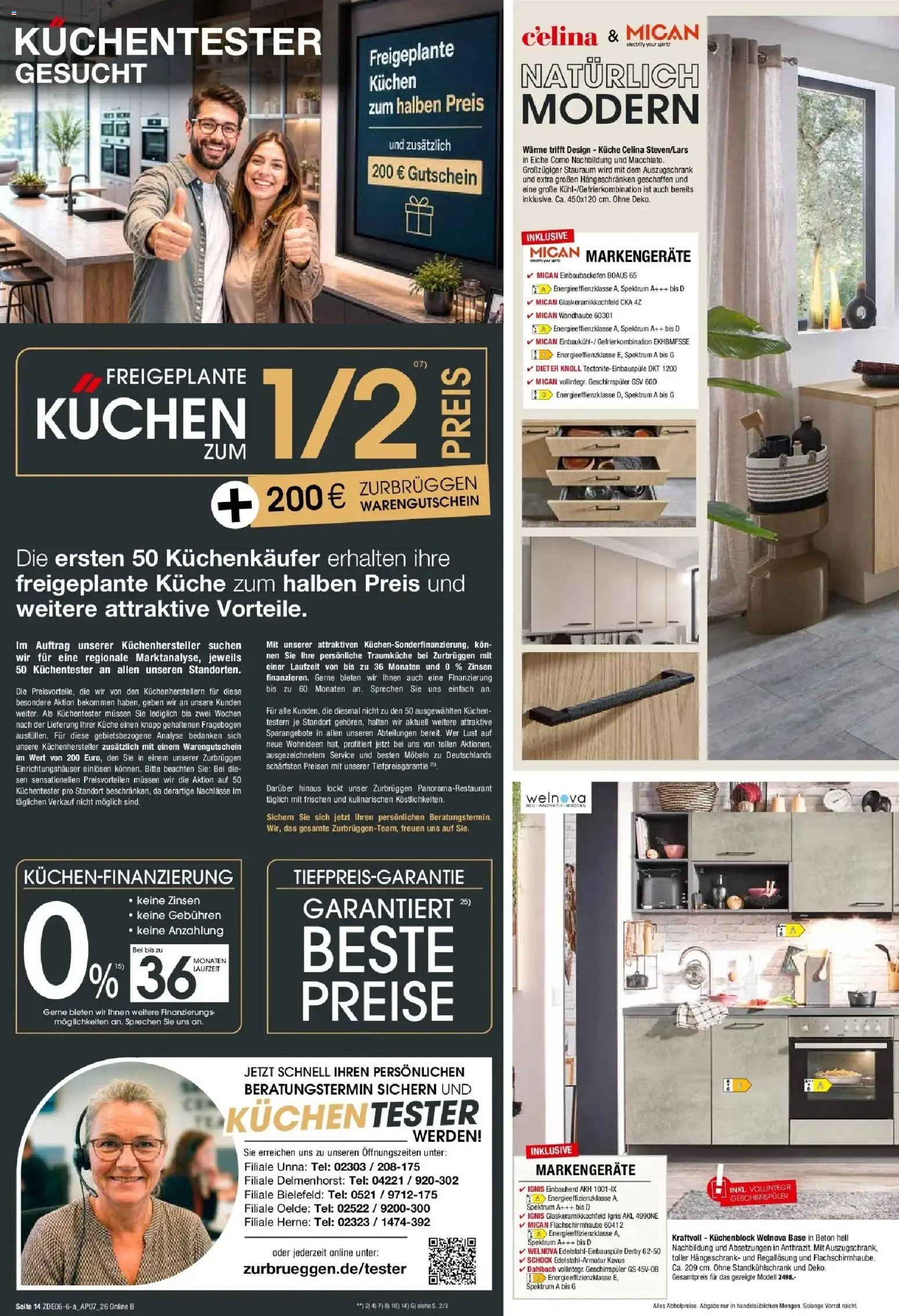Zurbrüggen Sonderverkauf