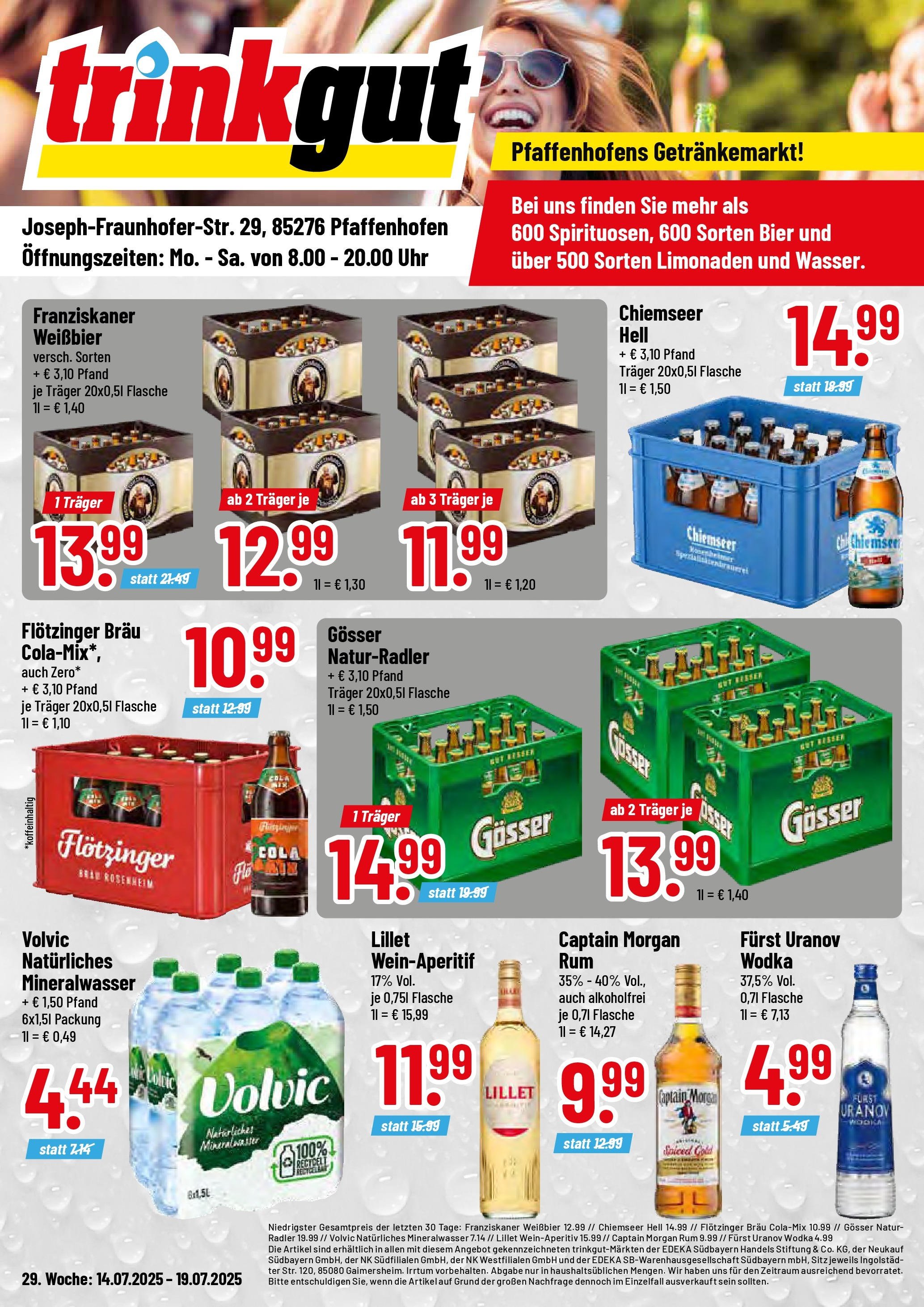 Trinkgut prospekt Pfaffenhofen/Ilm	 (2025-07-13 - 2025-07-19) | 1