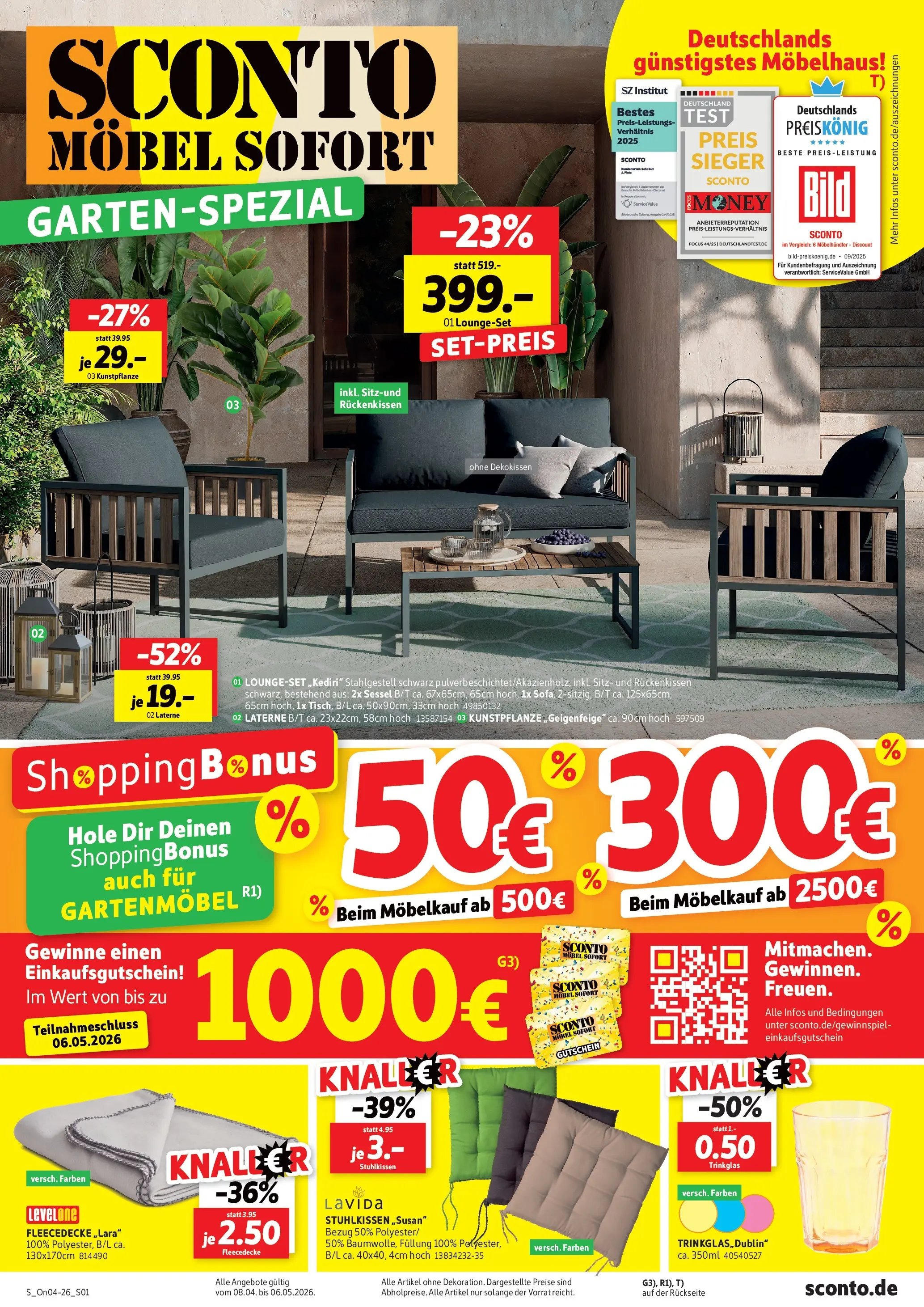 Sconto Prospekt Garten-spezial Erfurt