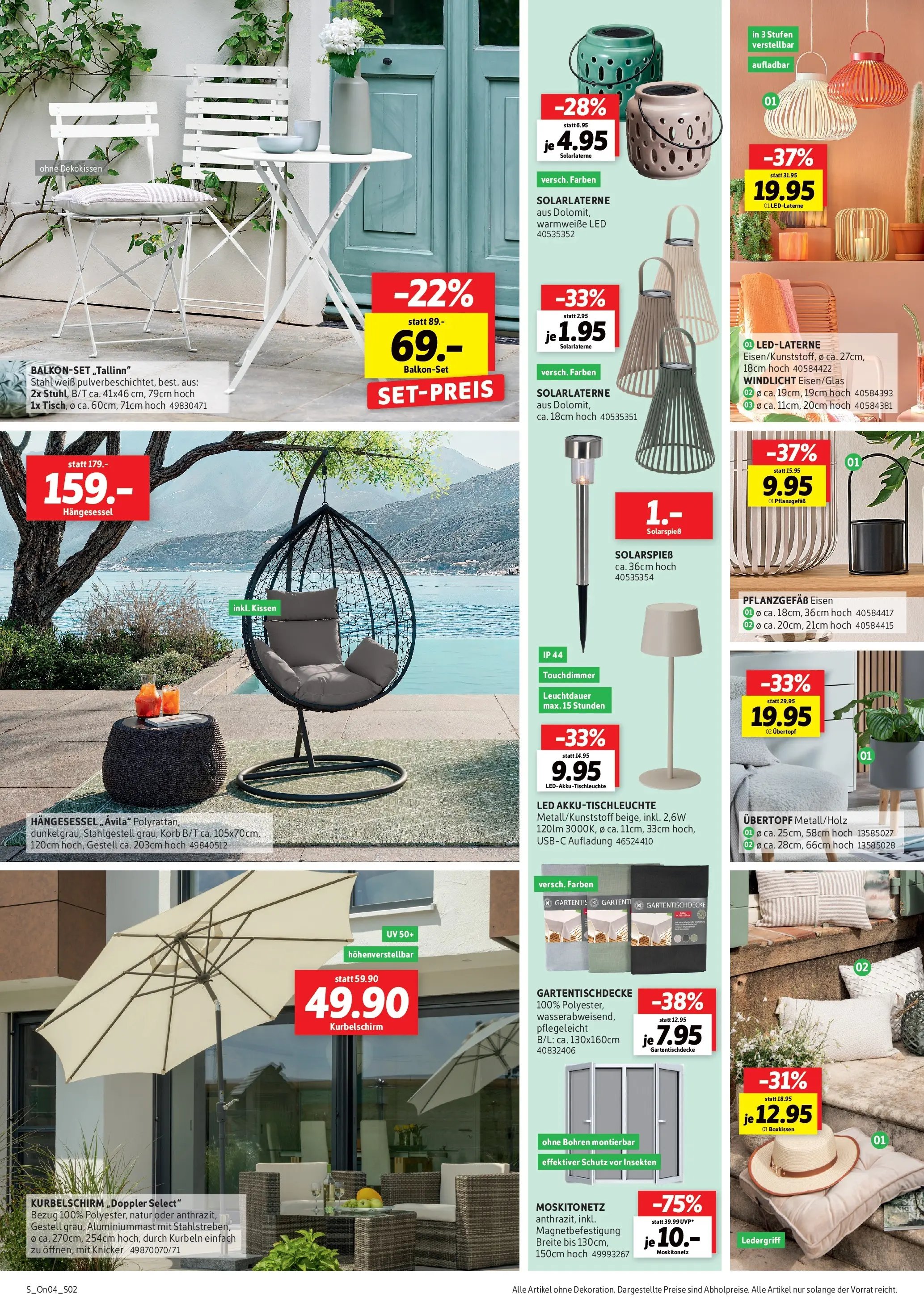 Sconto Prospekt Garten-spezial Erfurt