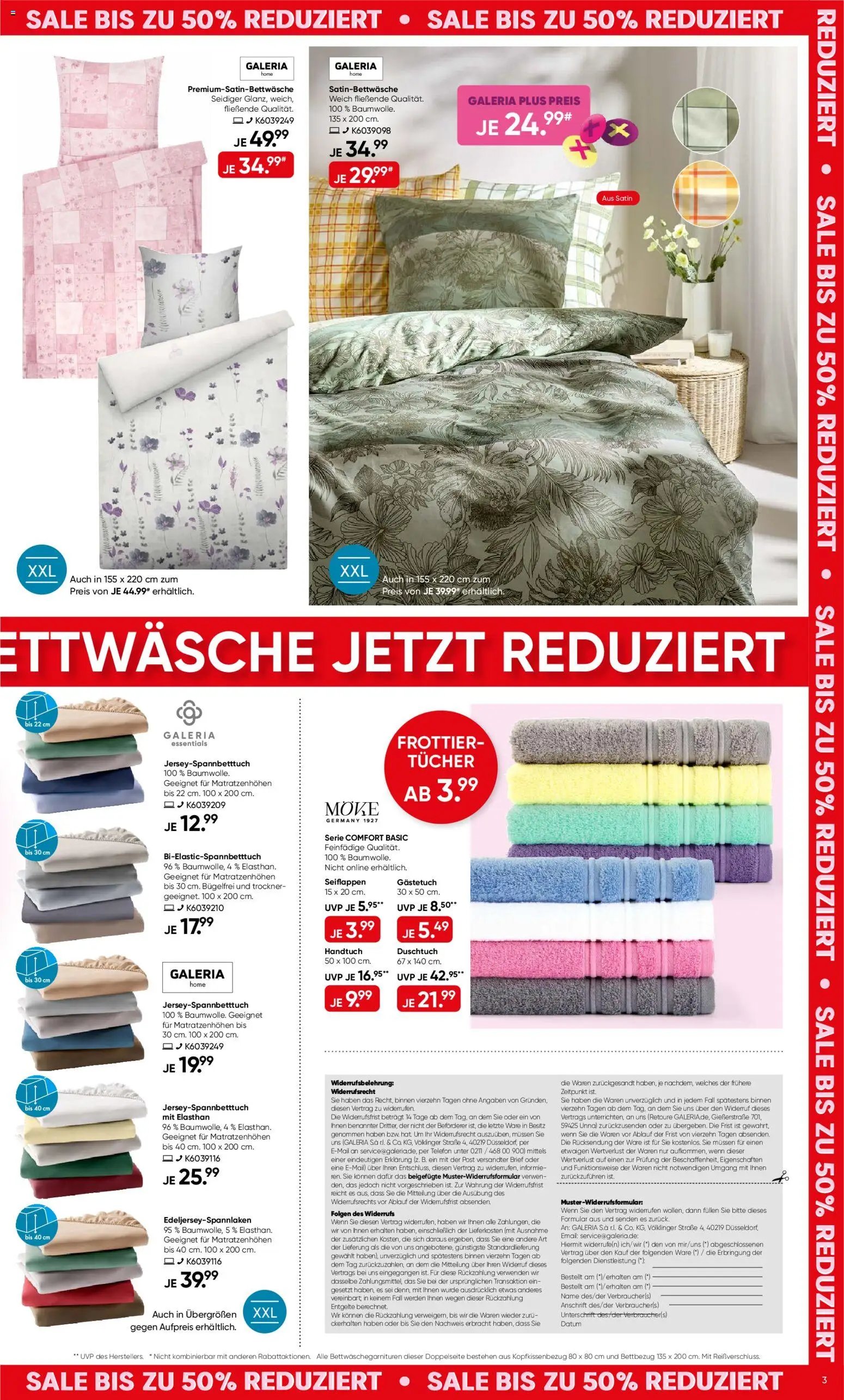 Galeria Karstadt Kaufhof Prospekt