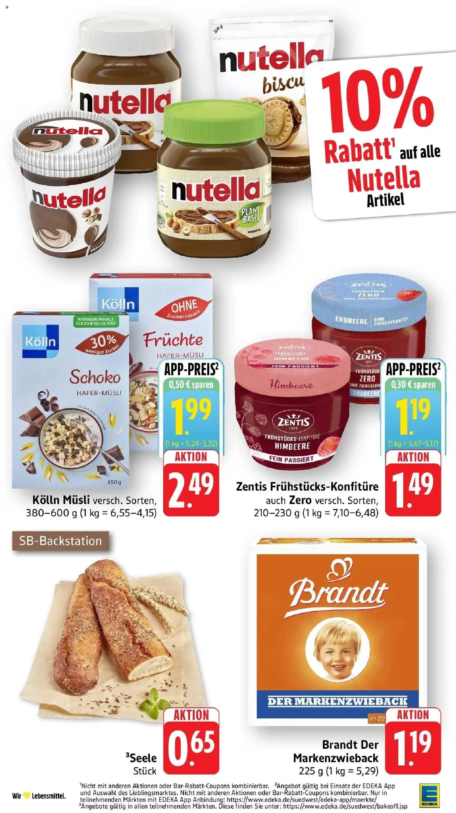 Edeka prospekt Homburg-Erbach
