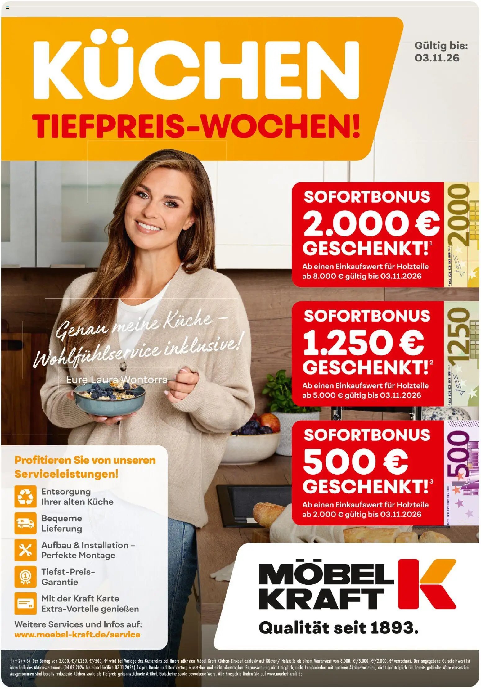 Möbel Kraft  Küchen Tiefpreis-Wochen