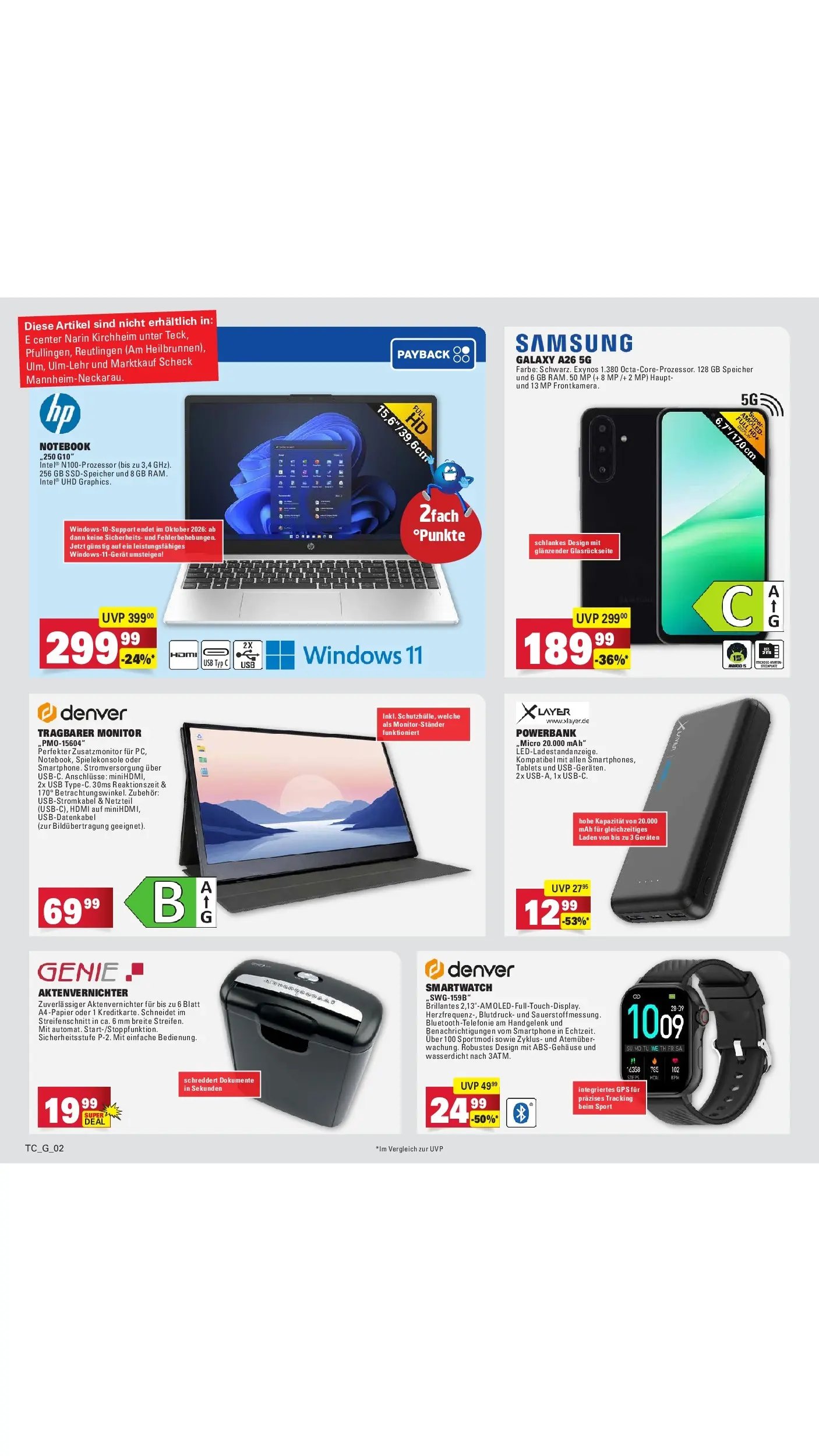 E center Prospekt Mannheim-Wohlgelegen	 (2026-04-12 - 2026-04-18)