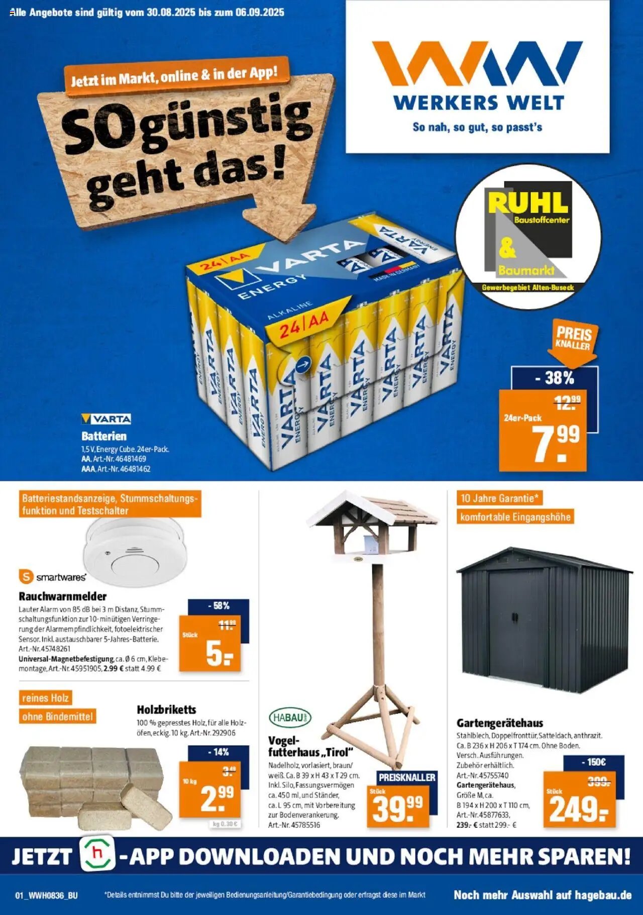 Hagebau Prospekt Buseck 	 (2025-08-30 - 2025-09-06) | 1
