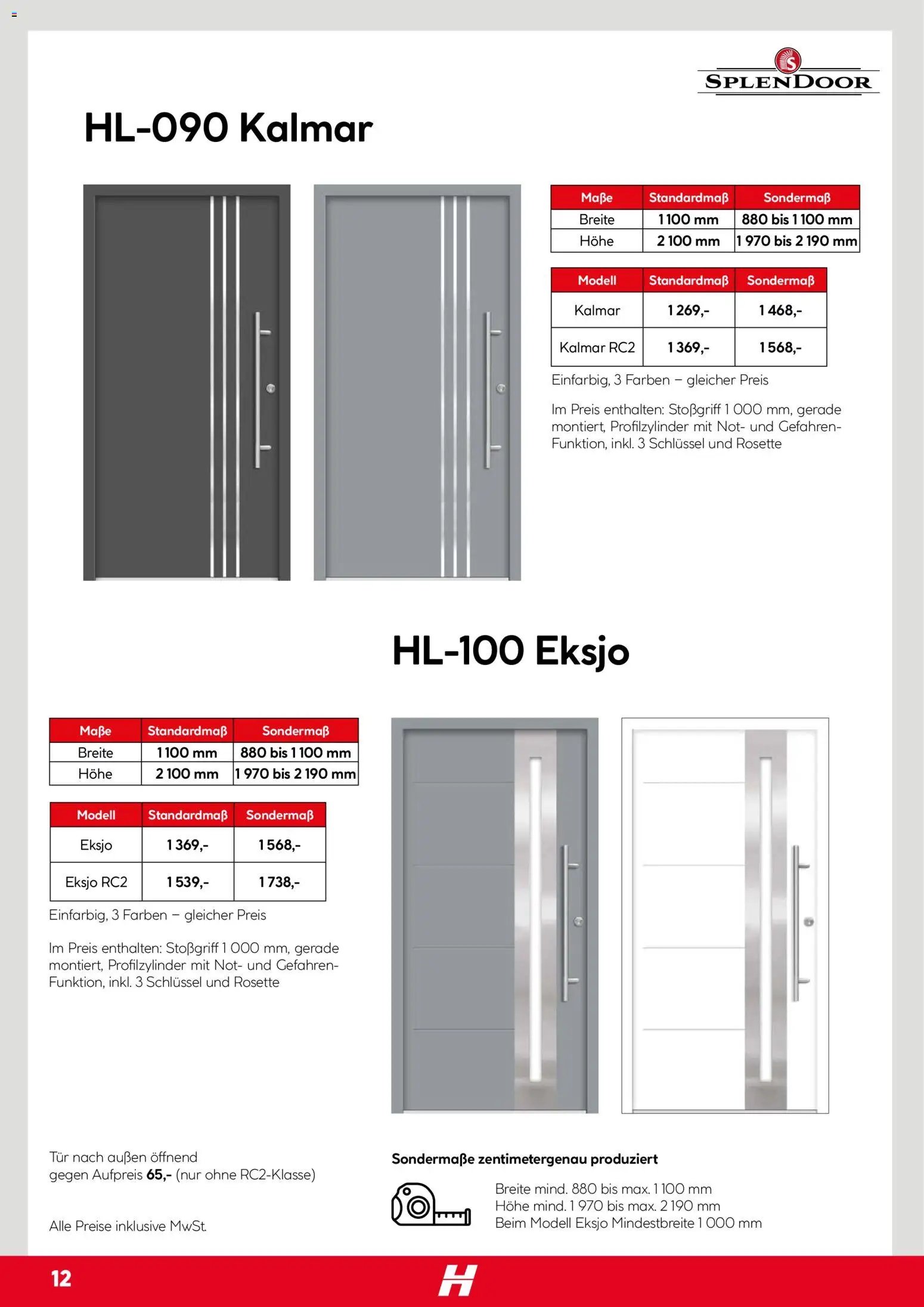 Hellweg Splendoor Innentüren Katalog (2025-12-05 - 2026-01-31)