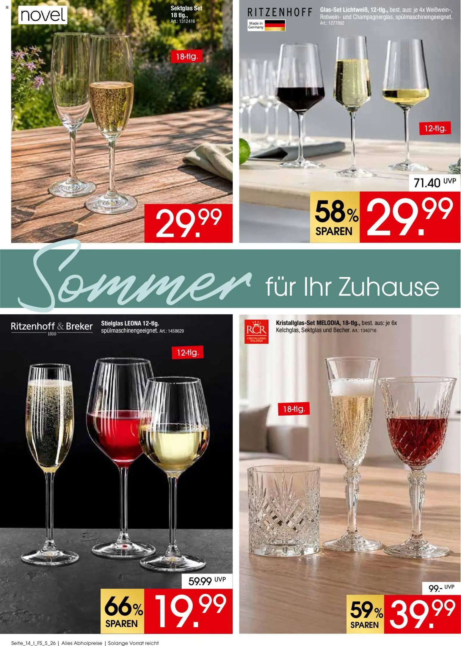 Zurbrüggen Sommer für Ihr Zuhause