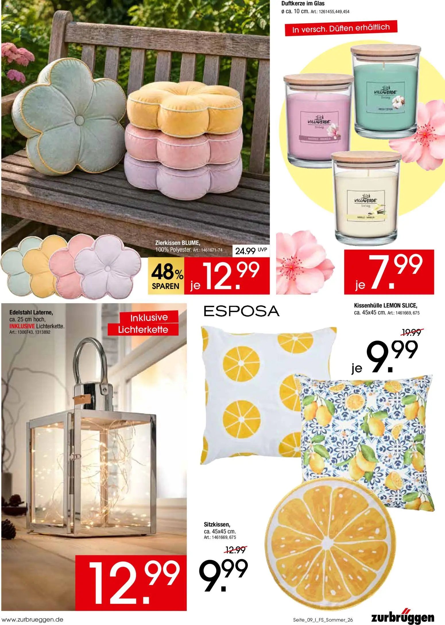 Zurbrüggen Sommer für Ihr Zuhause