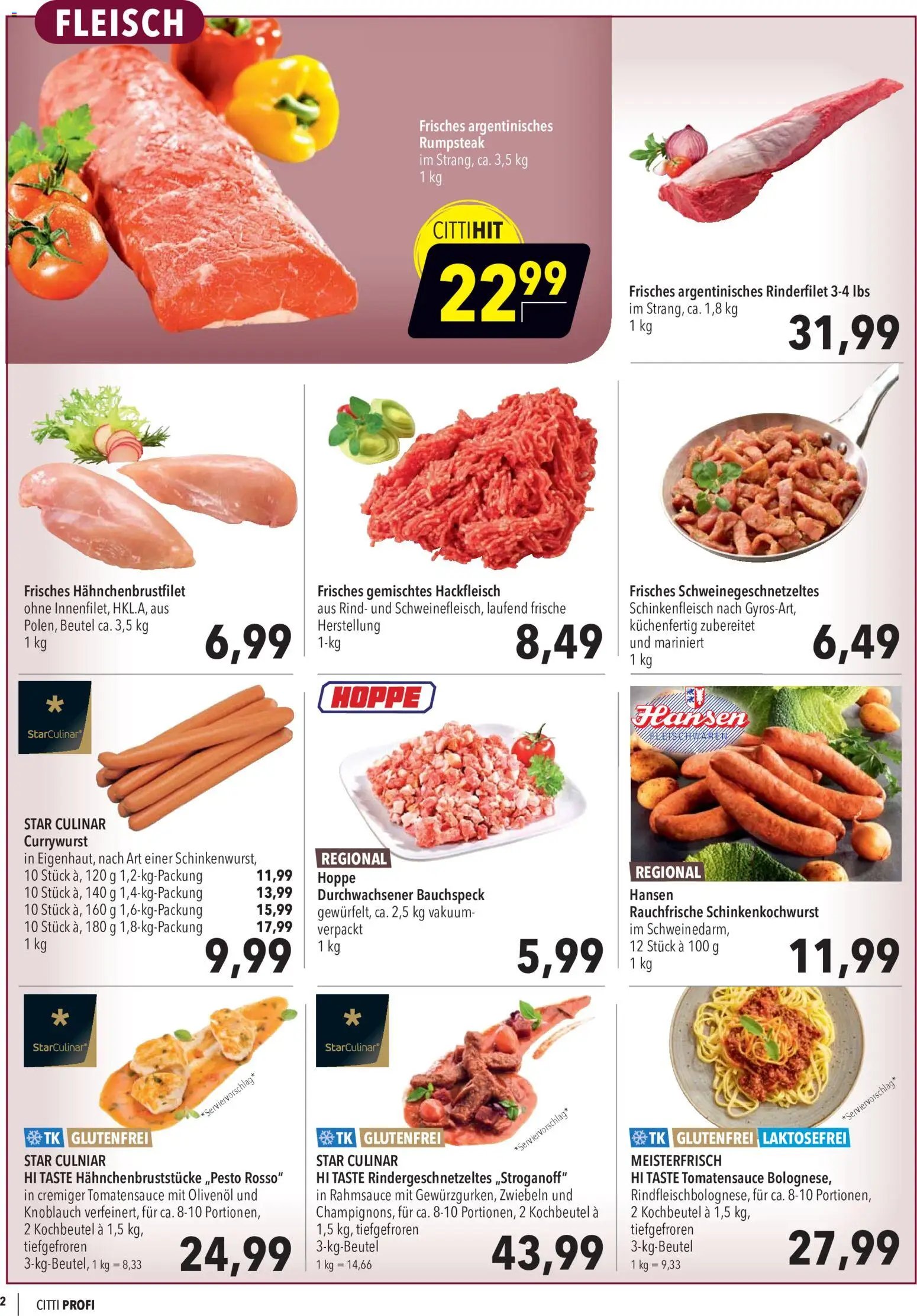 CITTI Markt Aktuelle Angebote für Profis