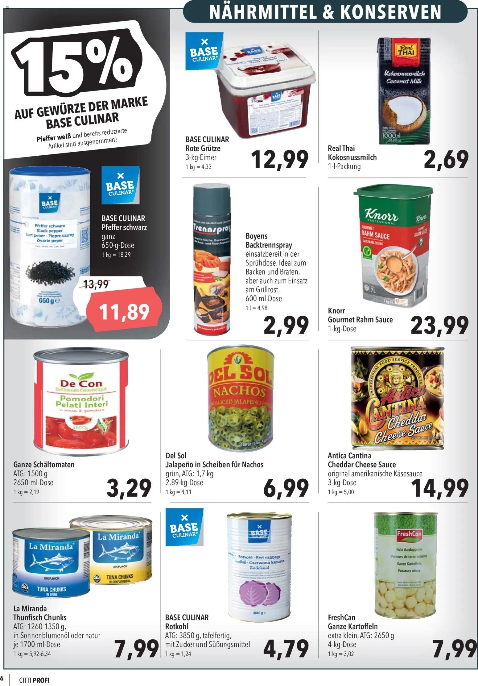CITTI Markt Aktuelle Angebote für Profis