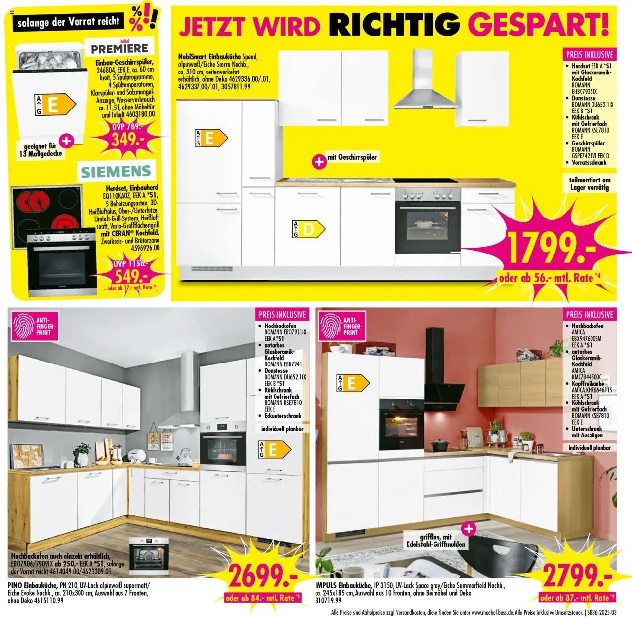 SB Möbel Boss Prospekt Gera	 (2025-08-30 - 2025-09-05) | 3