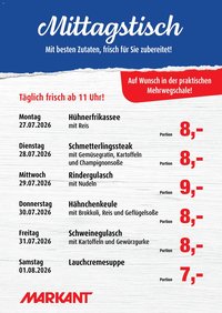 Markant  Mittagstisch