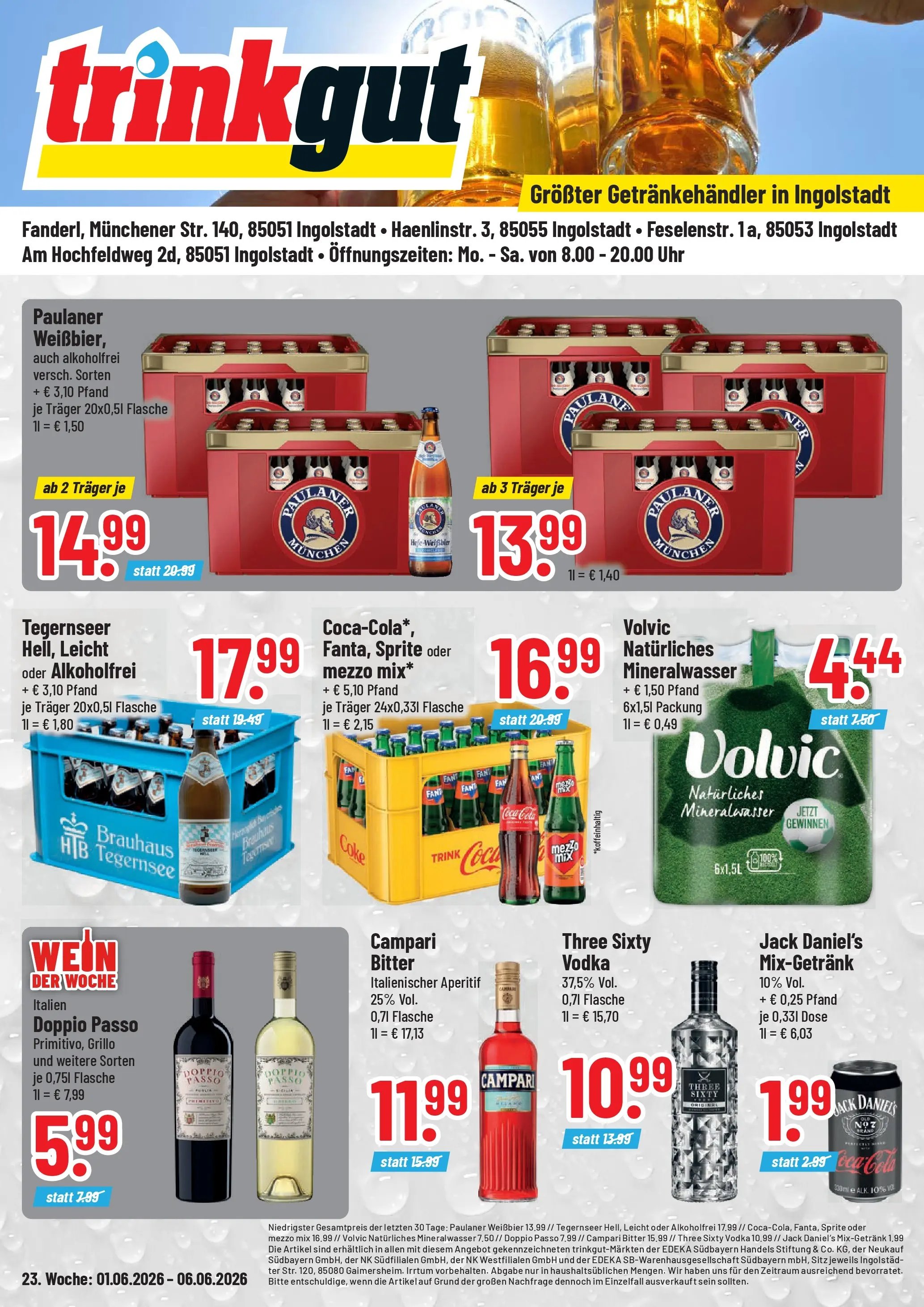 Trinkgut Prospekt Ingolstadt
