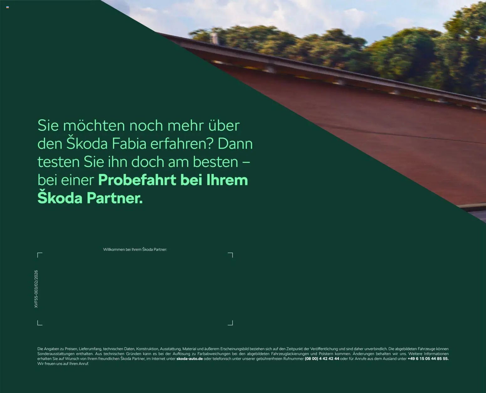 Škoda Fabia Preisliste