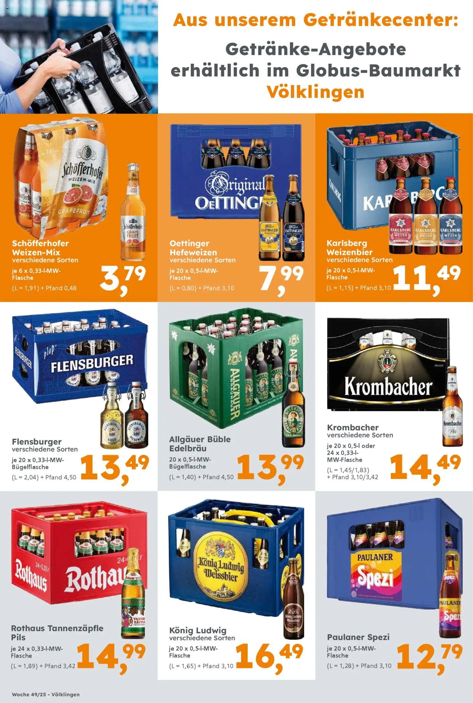 Globus Baumarkt prospekt Saarbrücken	