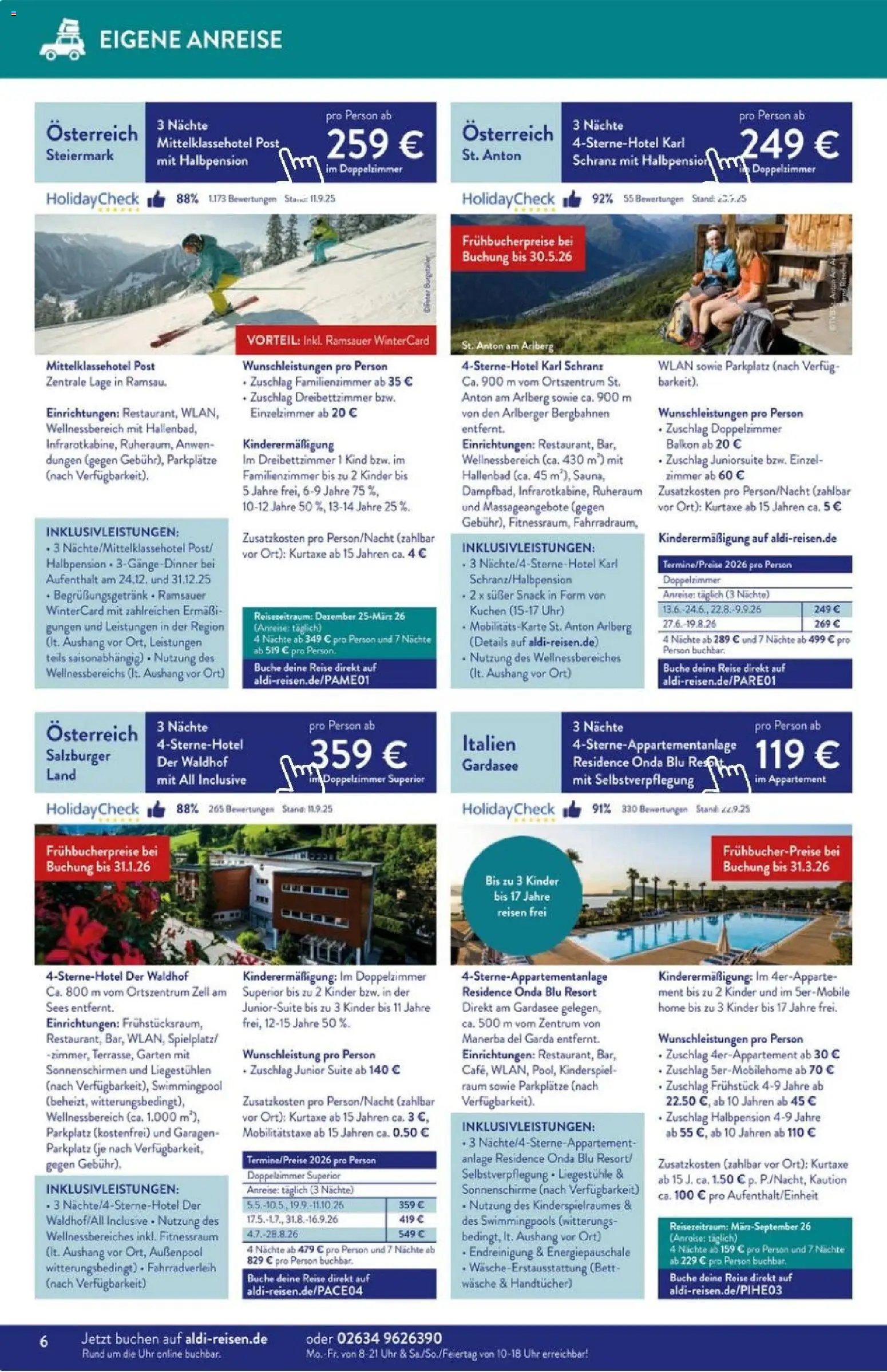 Aldi Reisen Prospekt 	 (2025-11-01 - 2025-11-30)