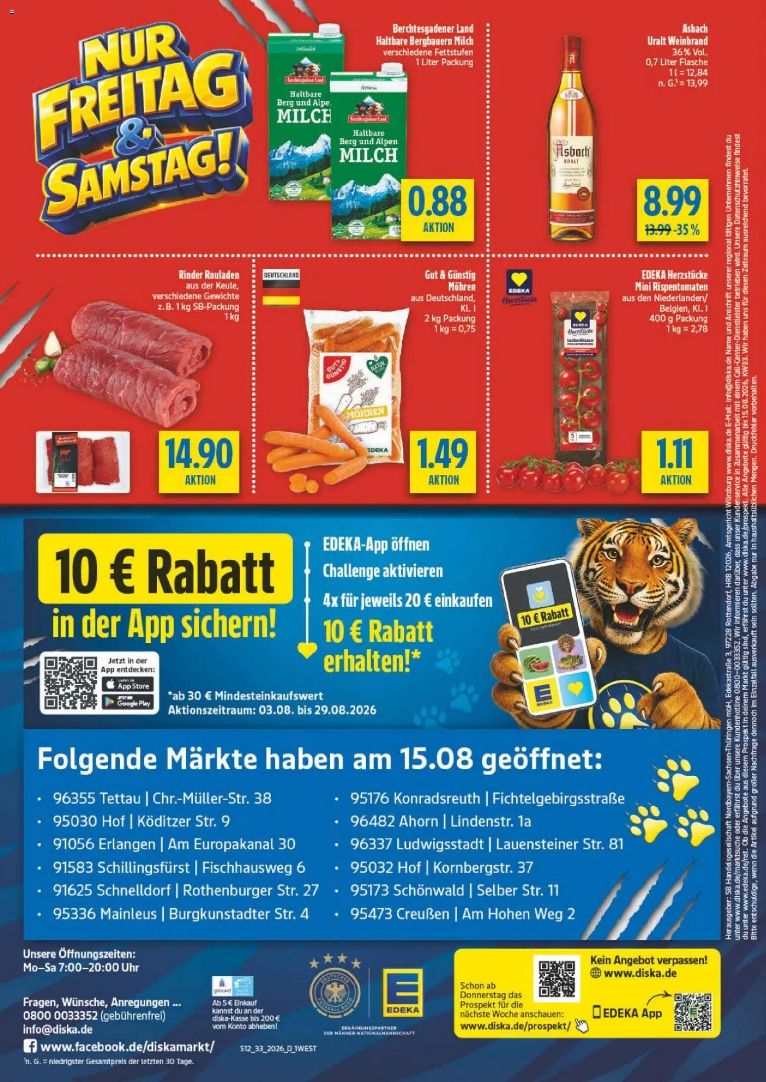 Diska - Diska Angebote Bayern KW33