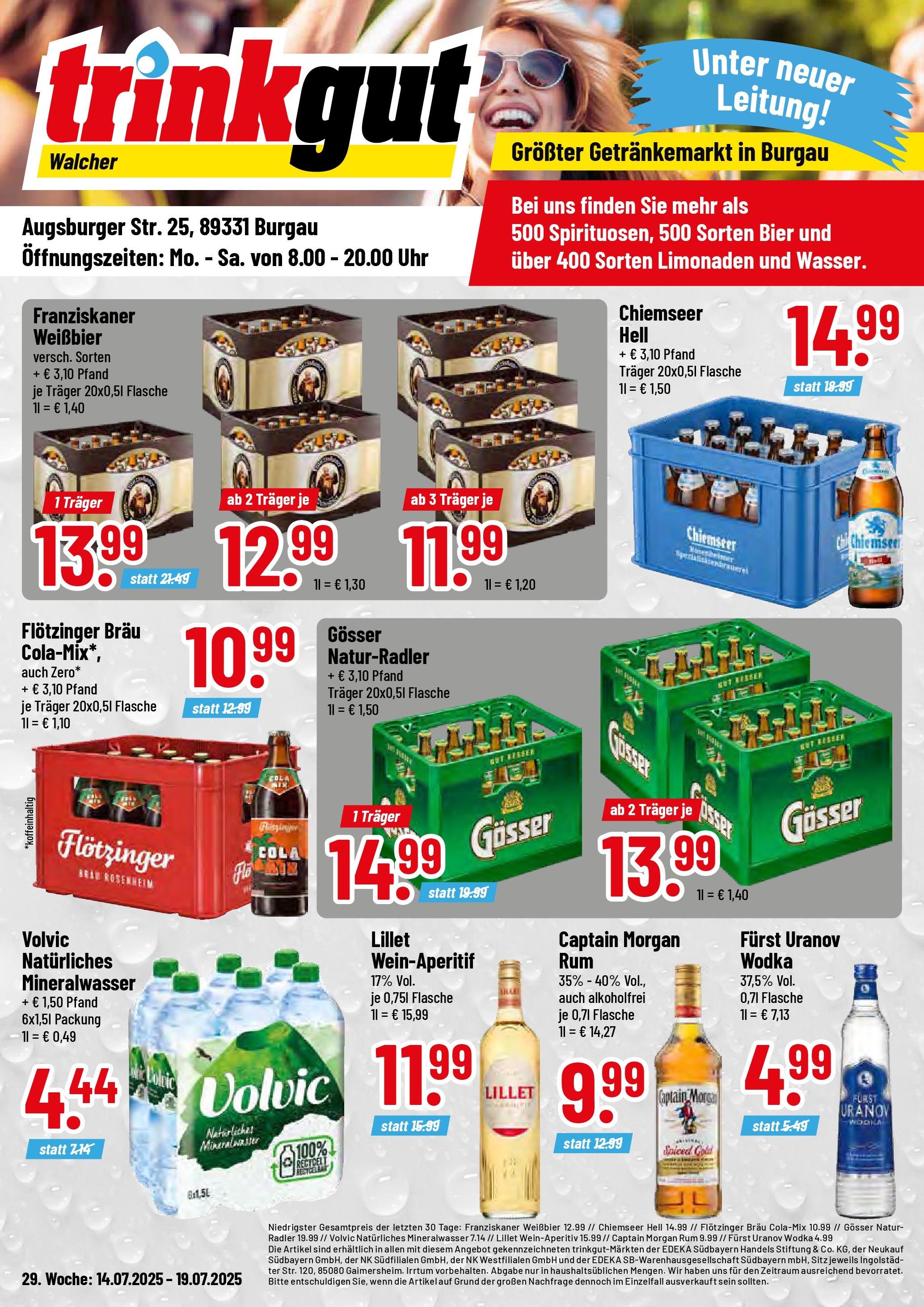 Trinkgut prospekt Burgau	 (2025-07-13 - 2025-07-19) | 1