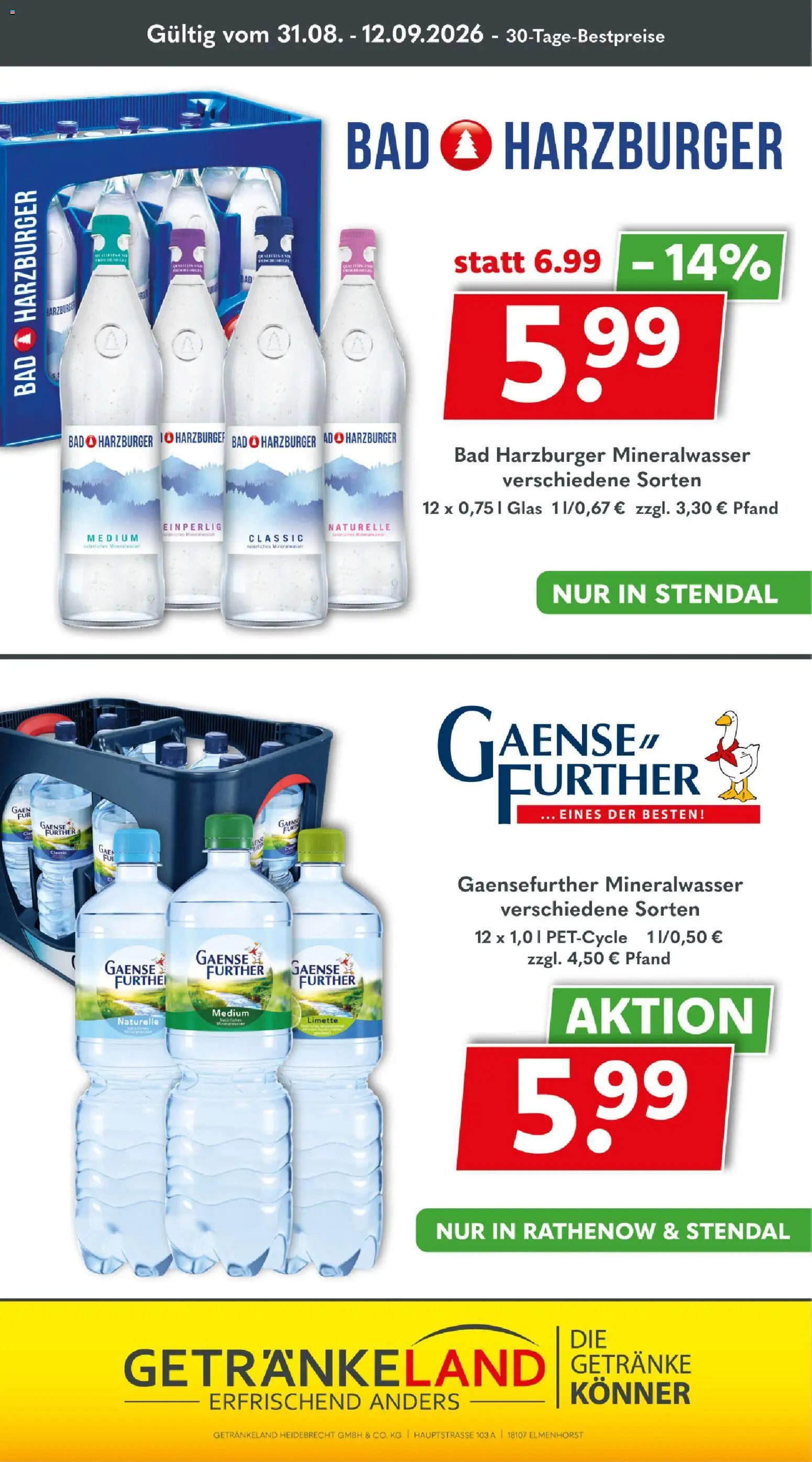 Getränkeland Prospekt