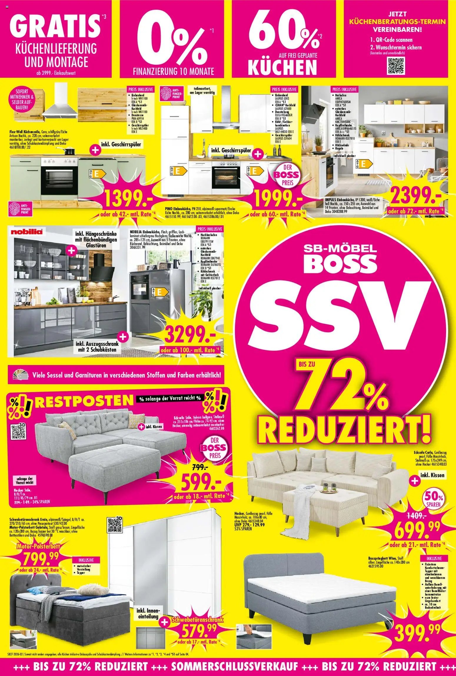 SB Möbel Boss Prospekt