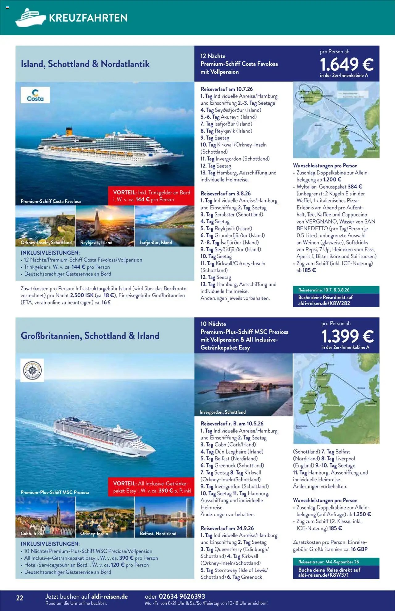 Aldi Reisen - Reise-Highlights (2025-08-01 - 2025-08-31) | 22