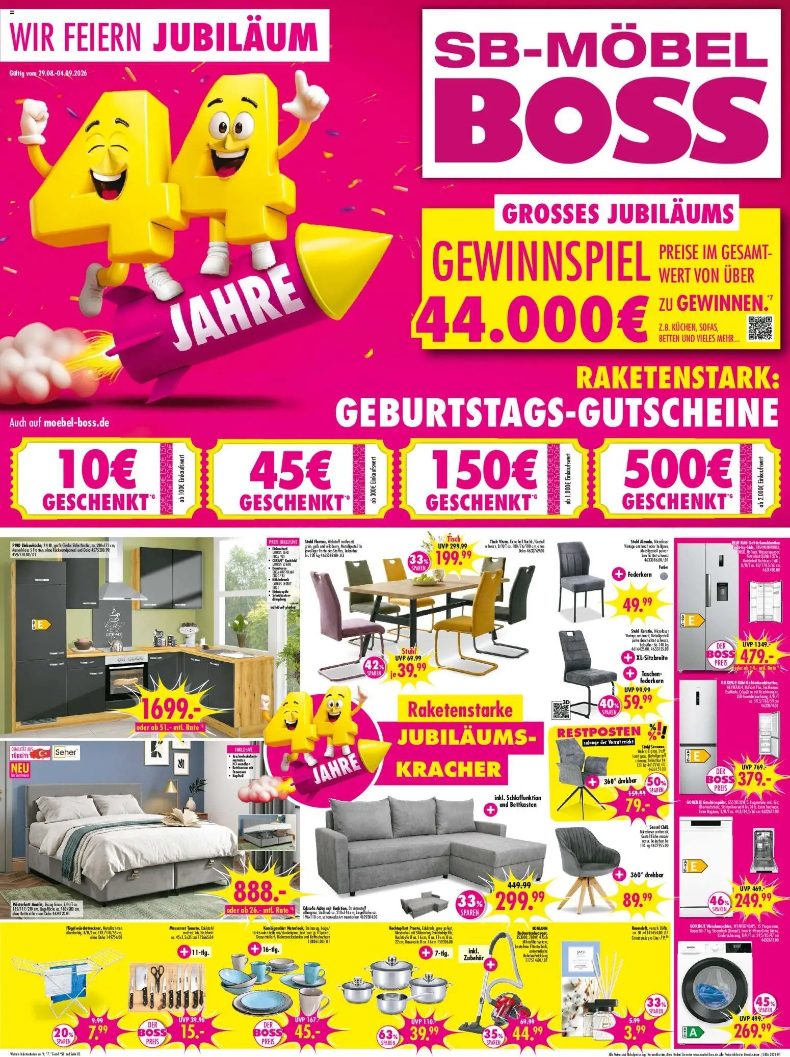 SB Möbel Boss Prospekt