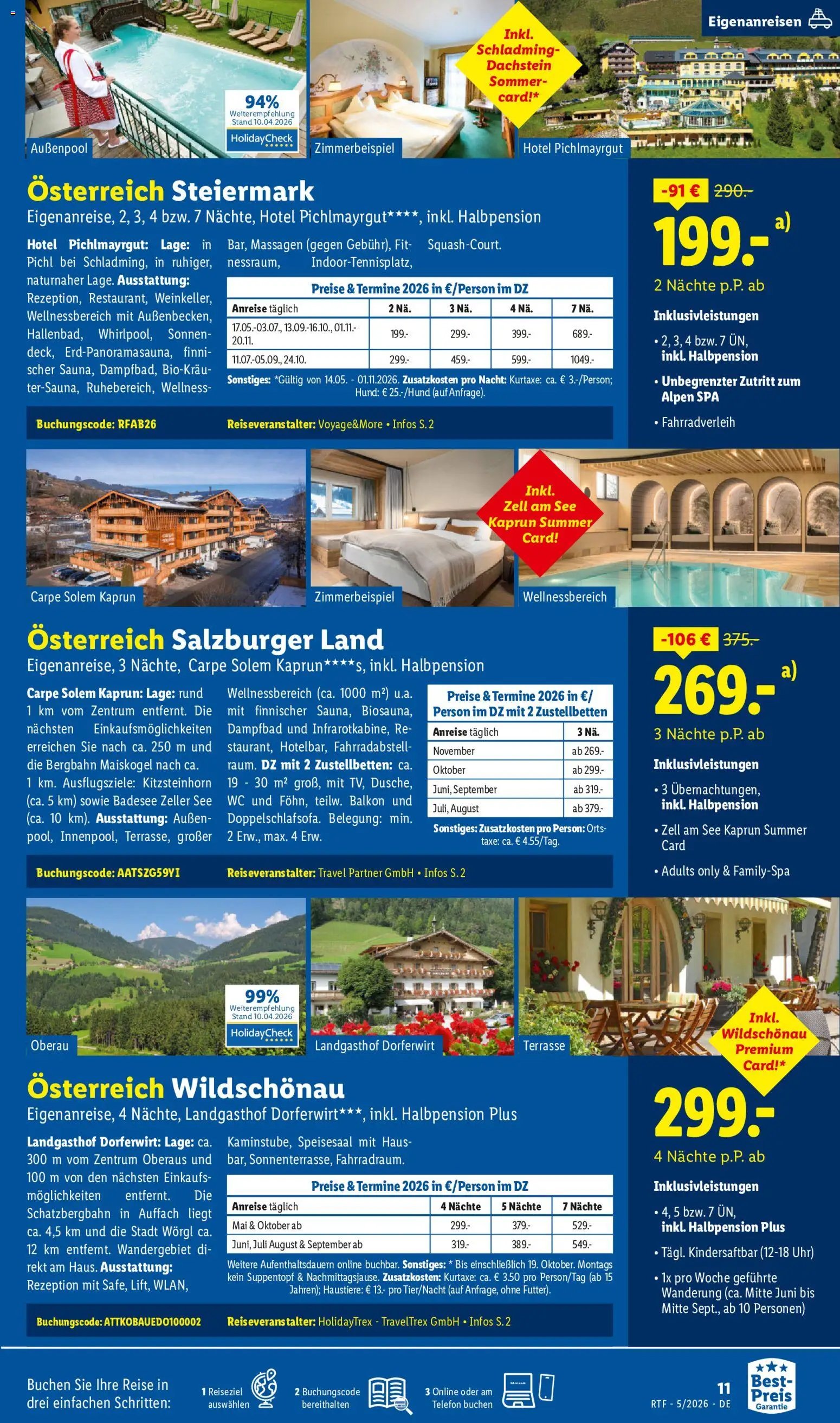Lidl Reisen Reise-Highlights