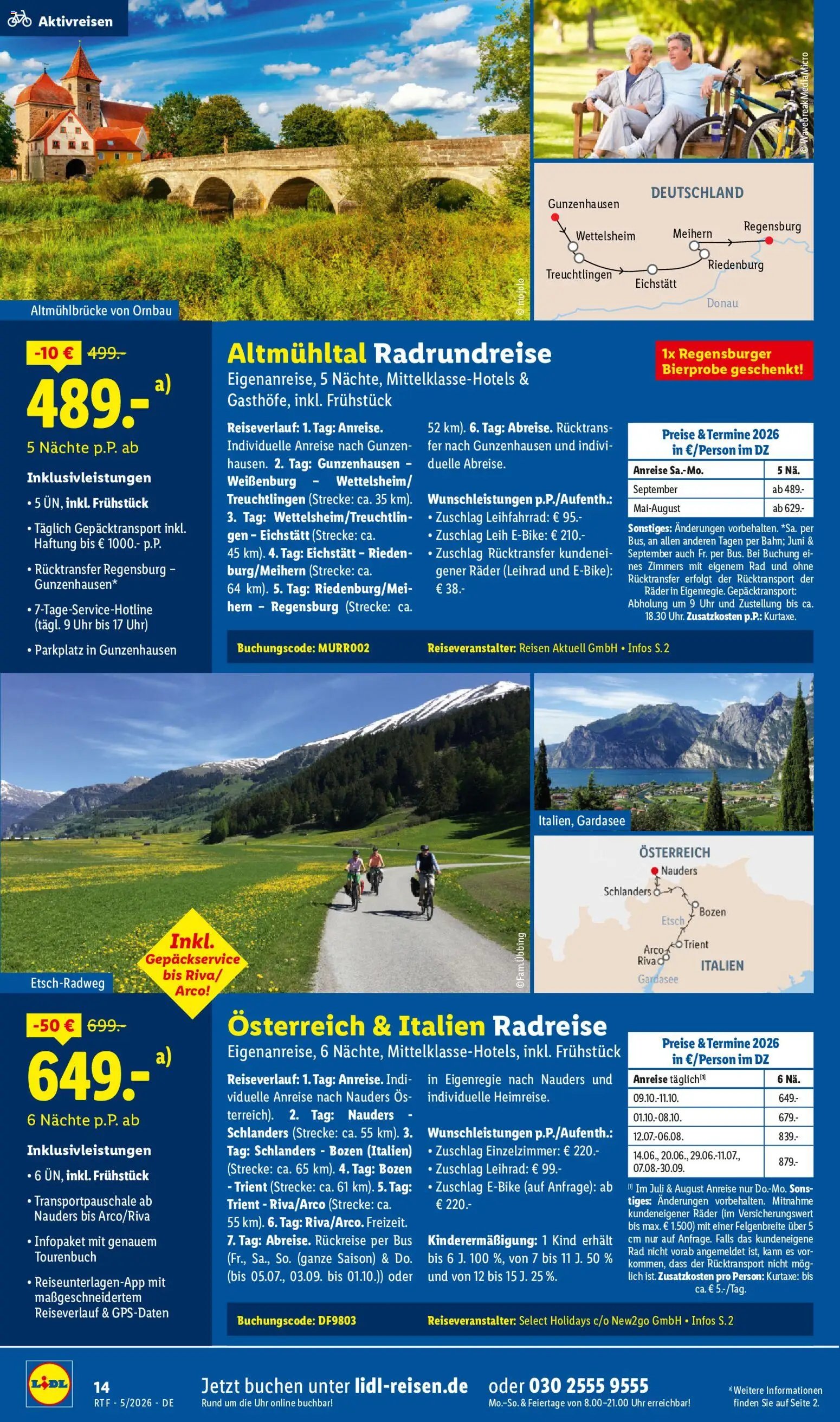 Lidl Reisen Reise-Highlights