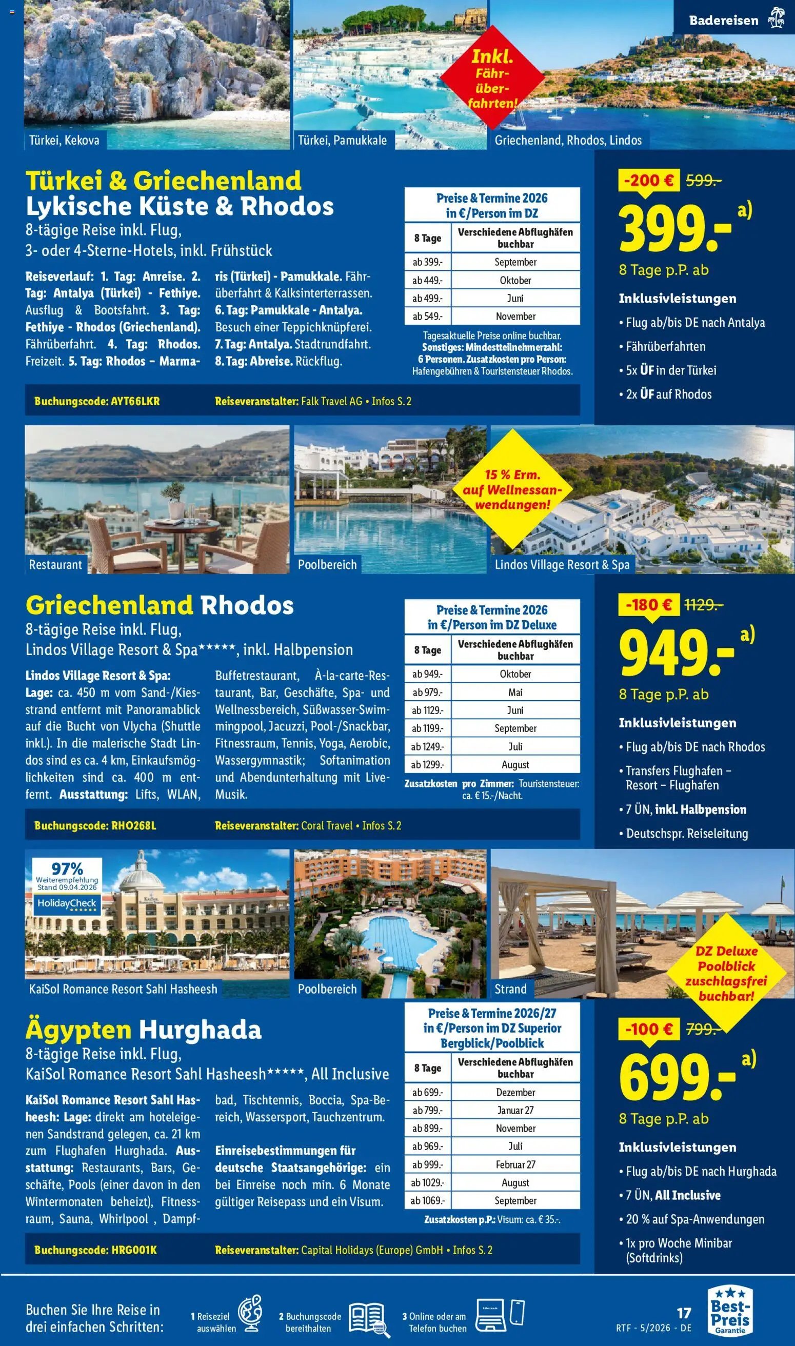 Lidl Reisen Reise-Highlights