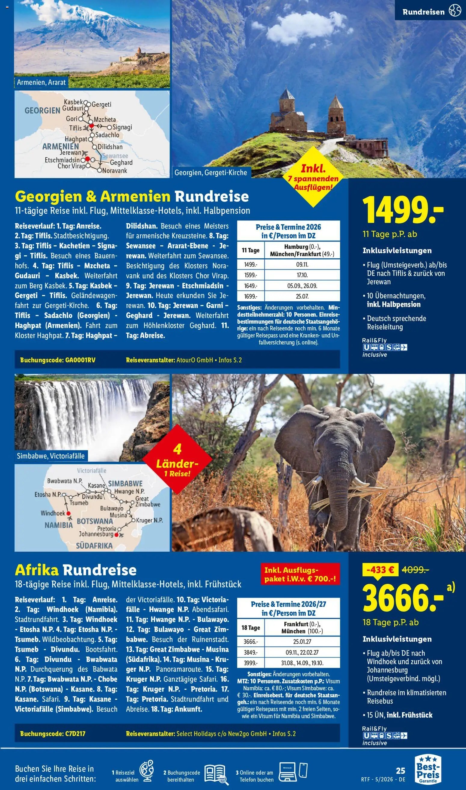 Lidl Reisen Reise-Highlights