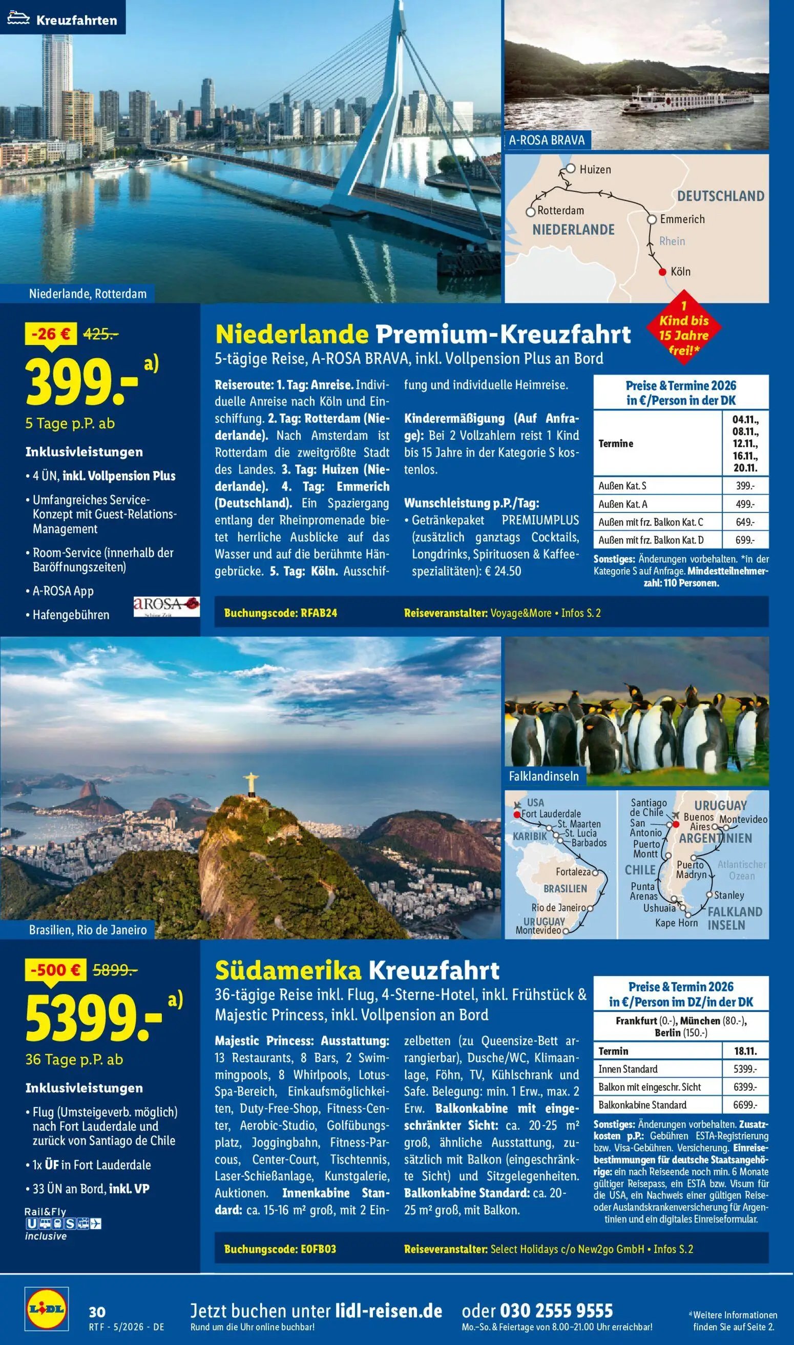 Lidl Reisen Reise-Highlights