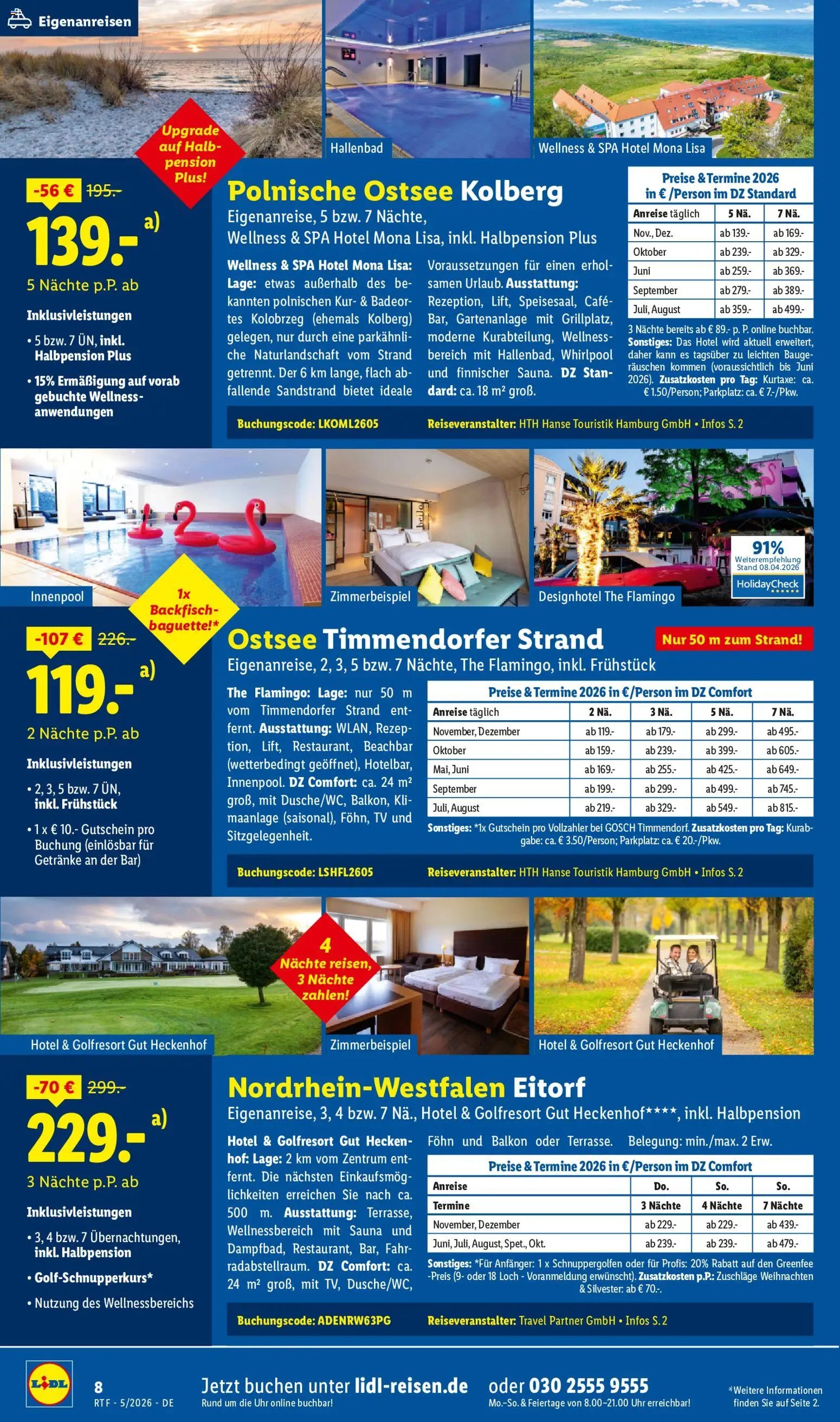 Lidl Reisen Reise-Highlights