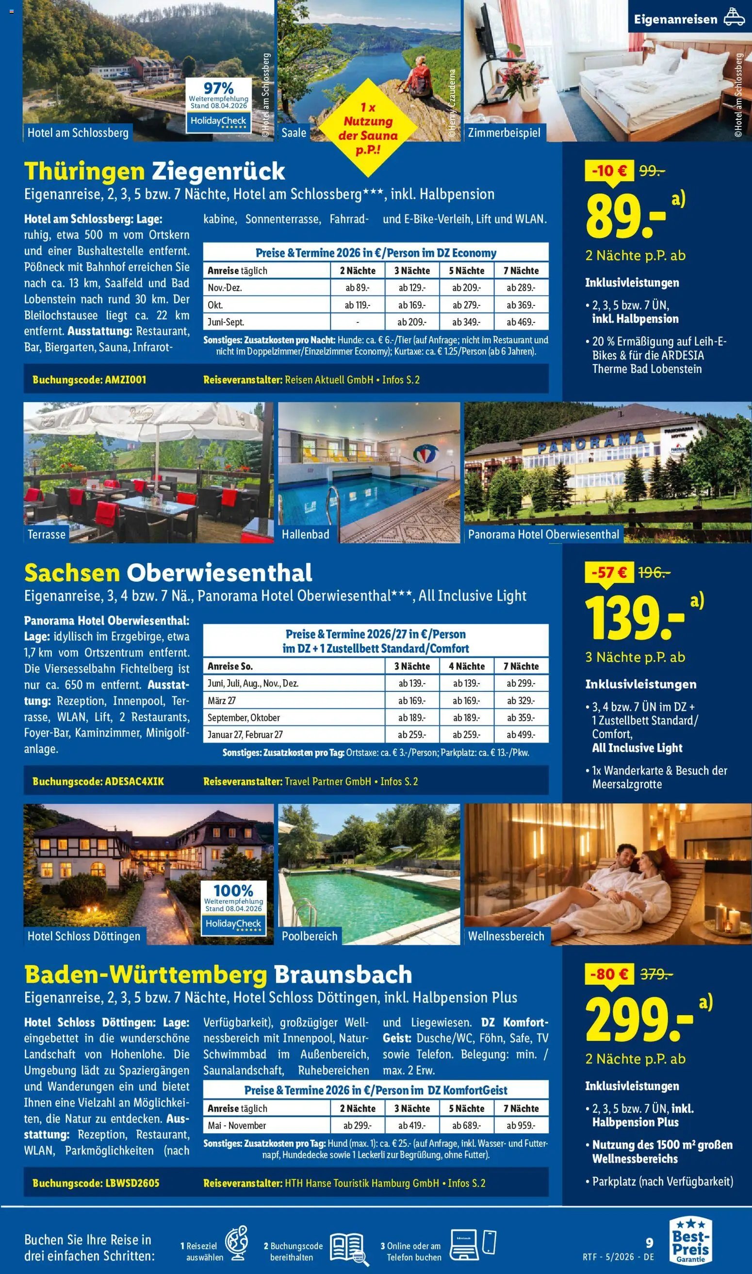 Lidl Reisen Reise-Highlights
