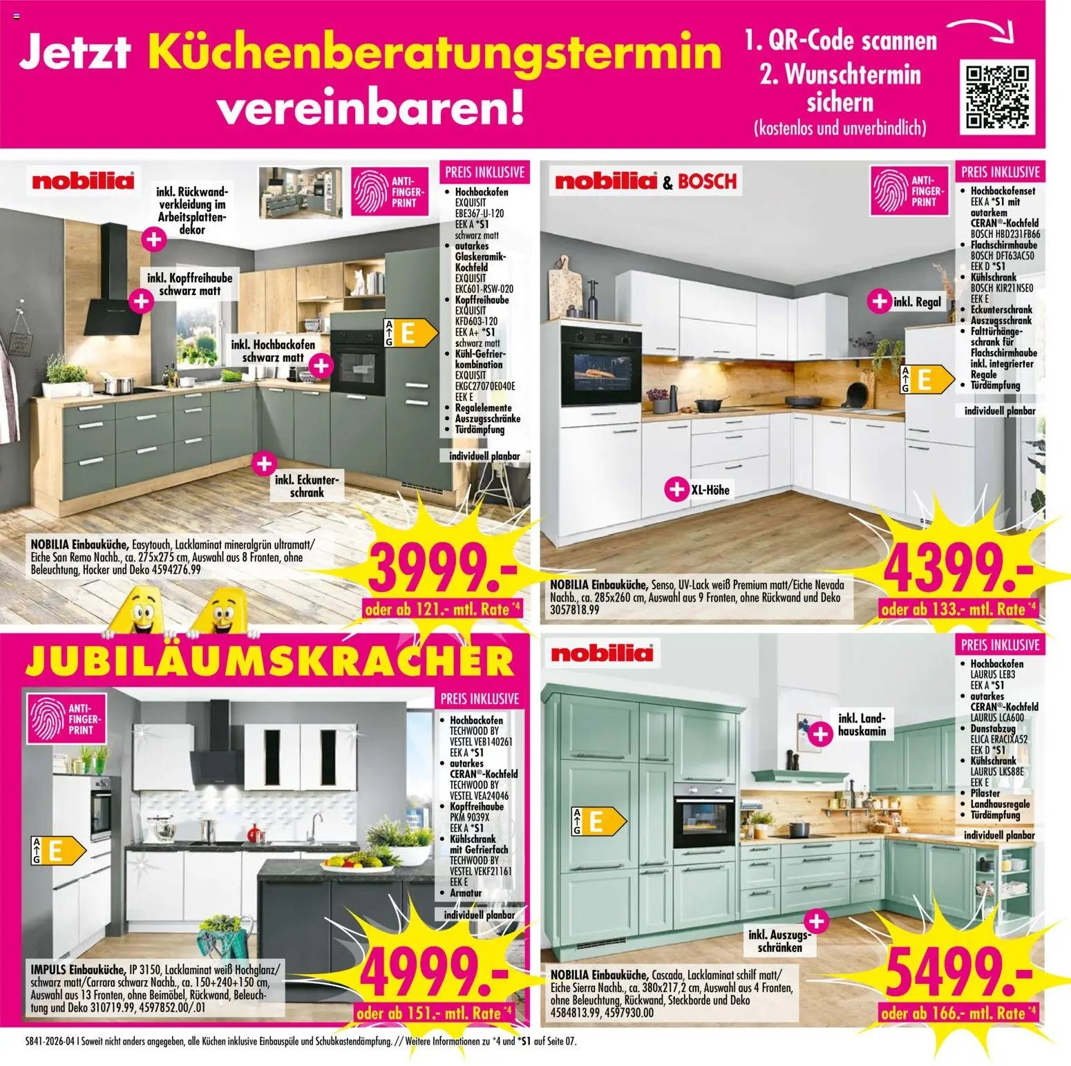 SB Möbel Boss Prospekt Gera
