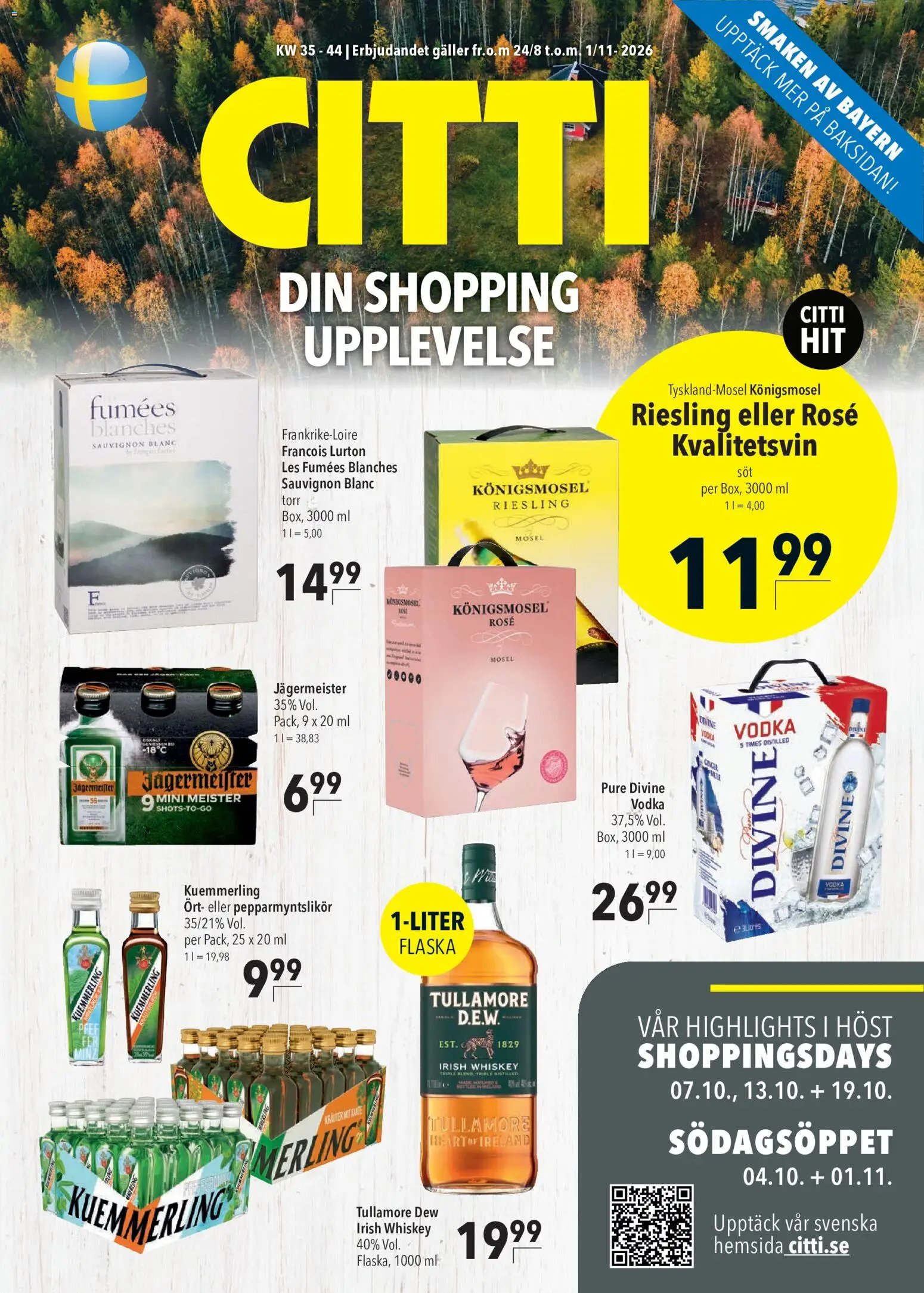 CITTI Markt Schweden-Werbung