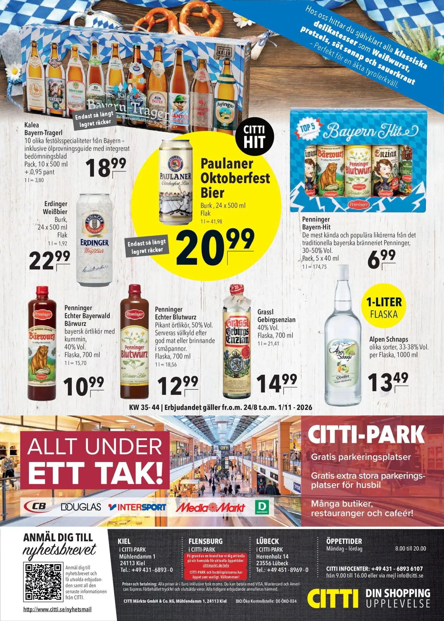 CITTI Markt Schweden-Werbung