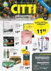 CITTI Markt Schweden-Werbung